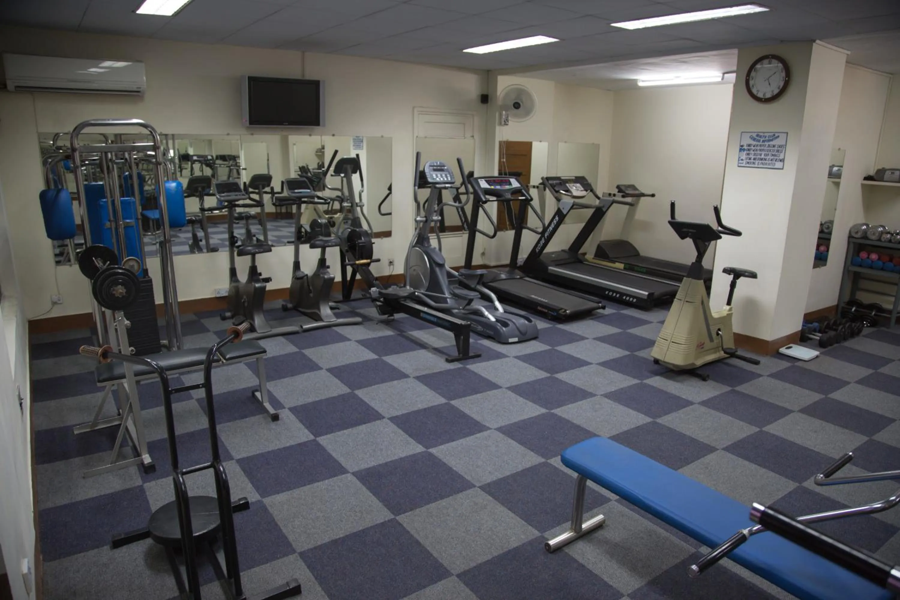Fitness centre/facilities in Beach Luxury Hotel
