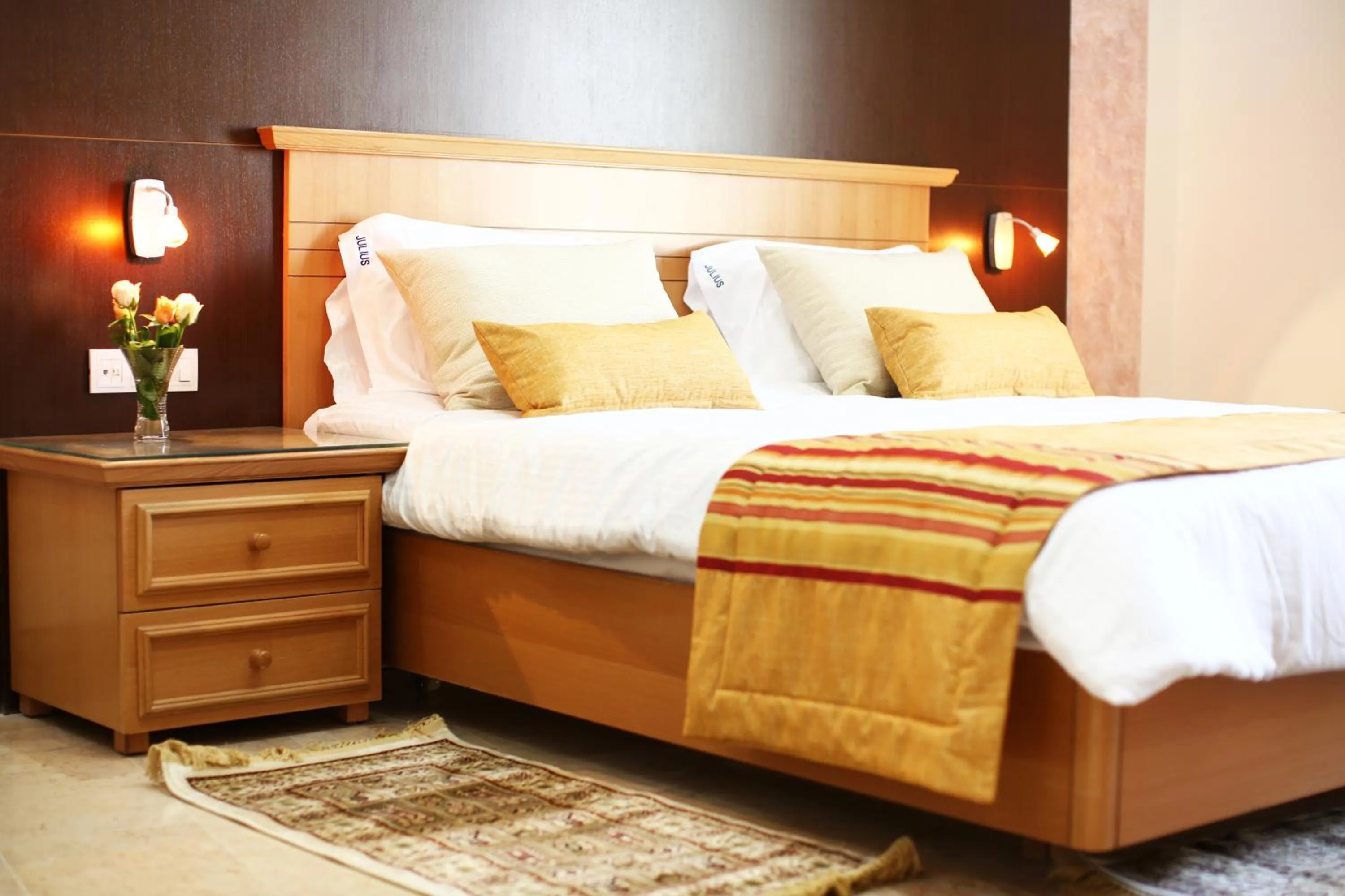 Bedroom, Bed in Hotel Julius