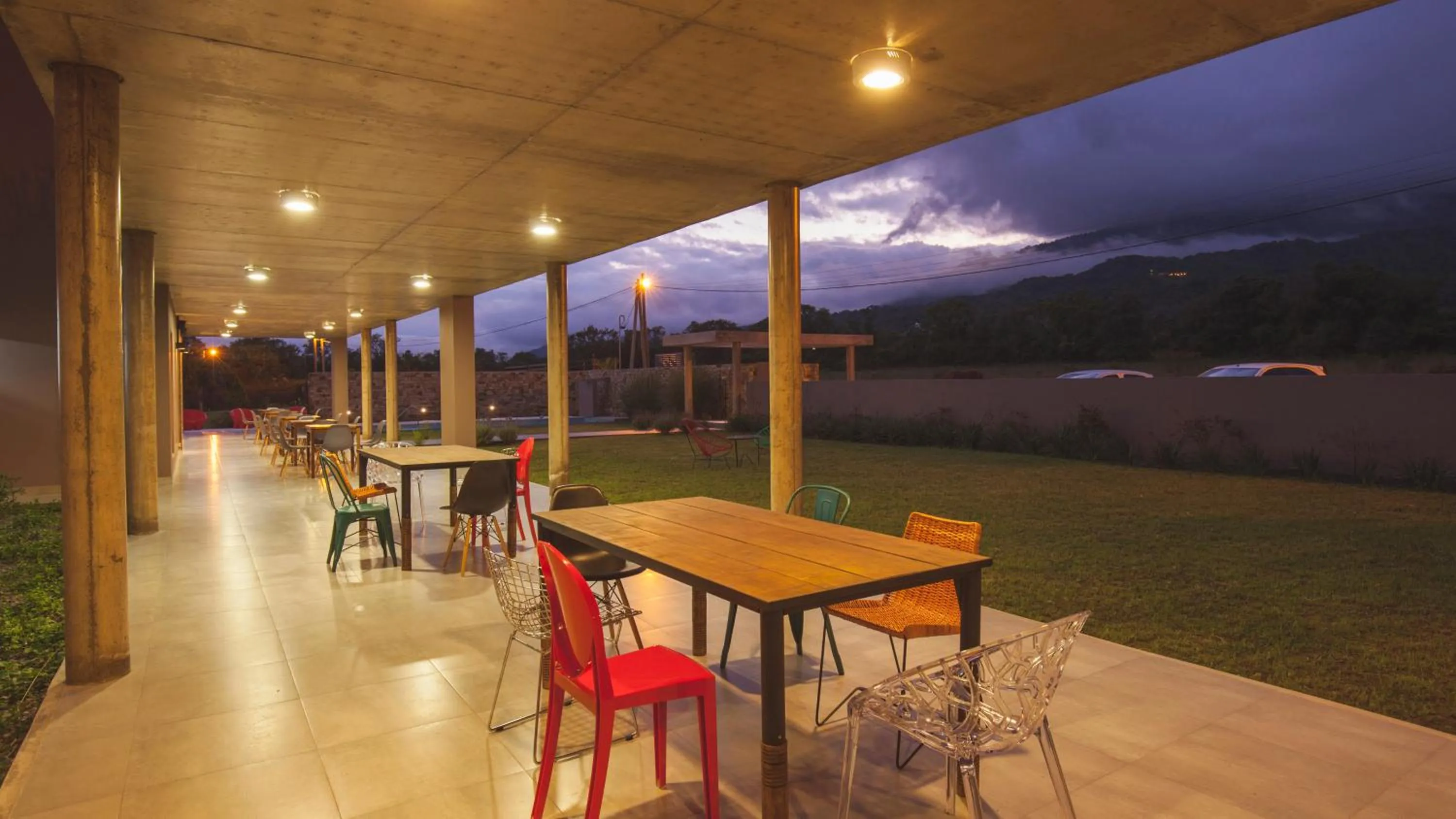 Patio in Amalinas Hotel