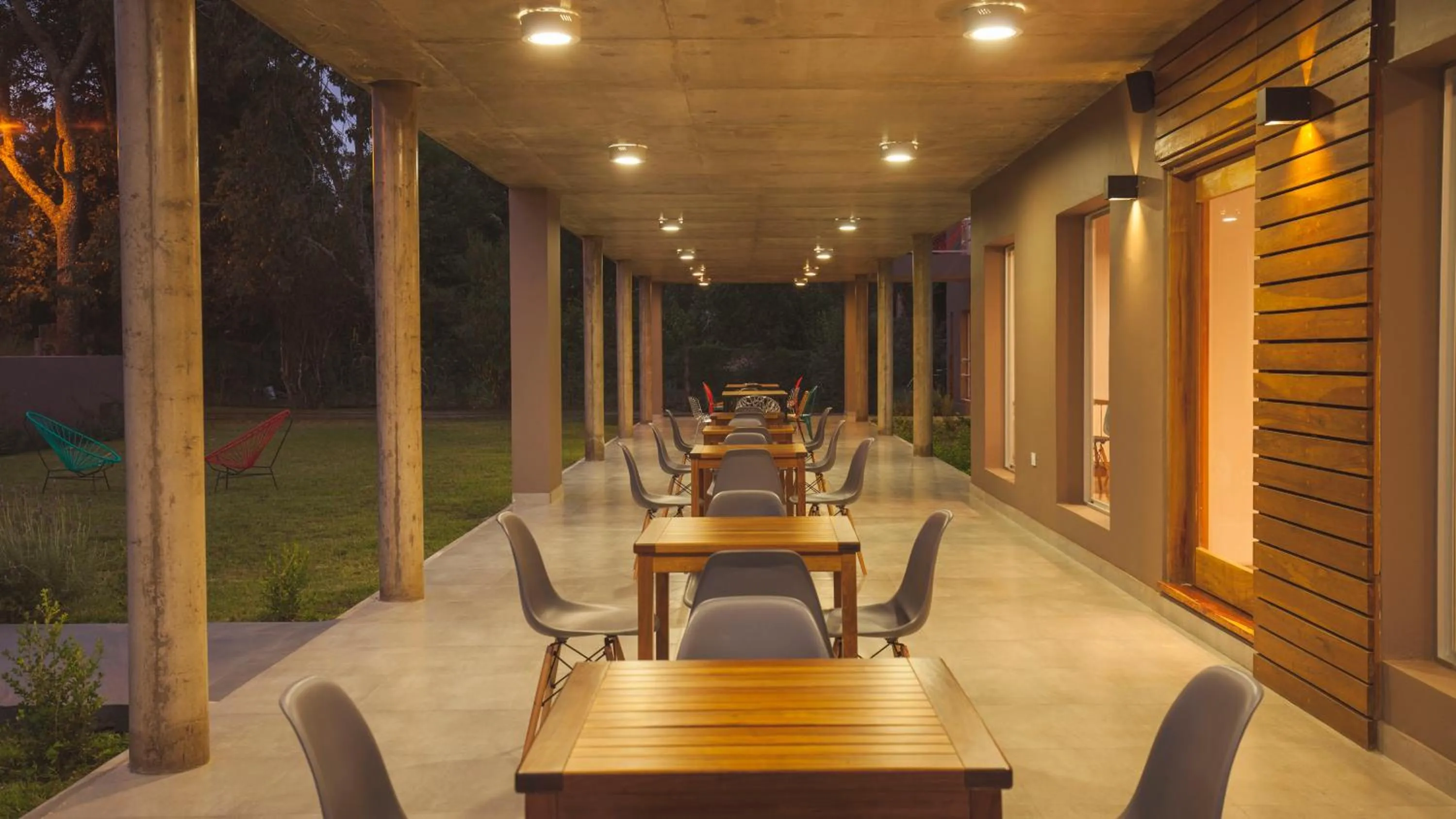 Patio in Amalinas Hotel
