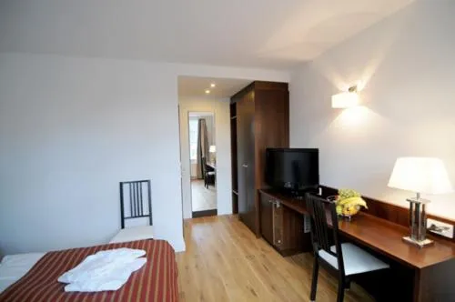 Photo of the whole room, Bed in Hotel Am Burgmannshof