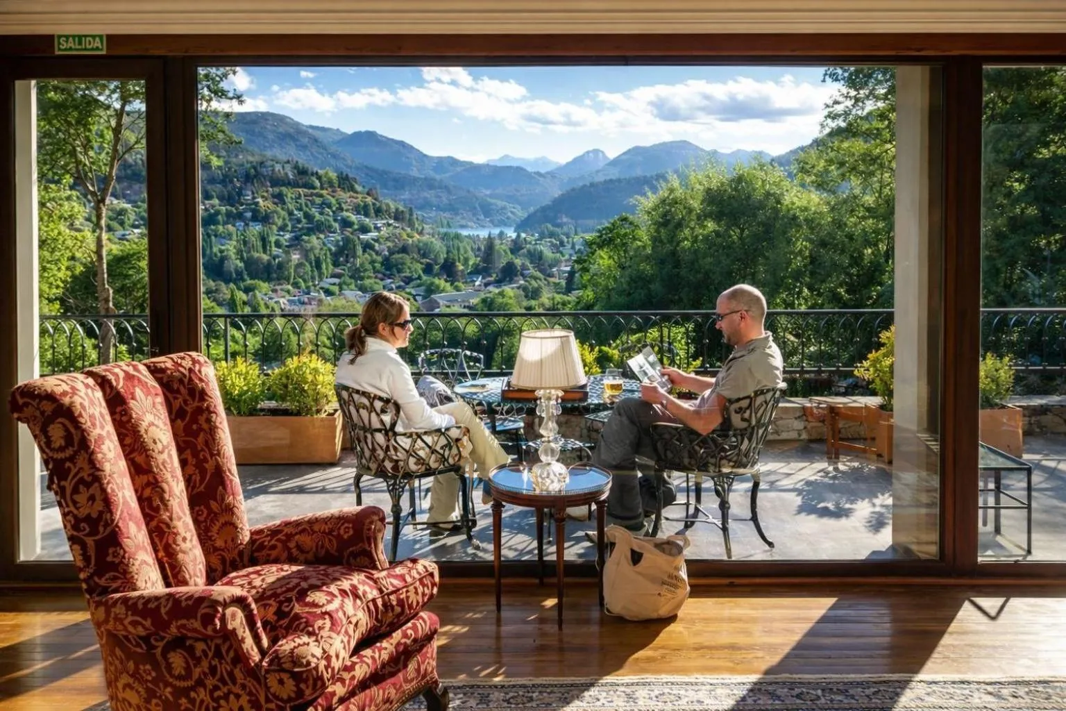 Patio in Paraíso Casa de Montaña