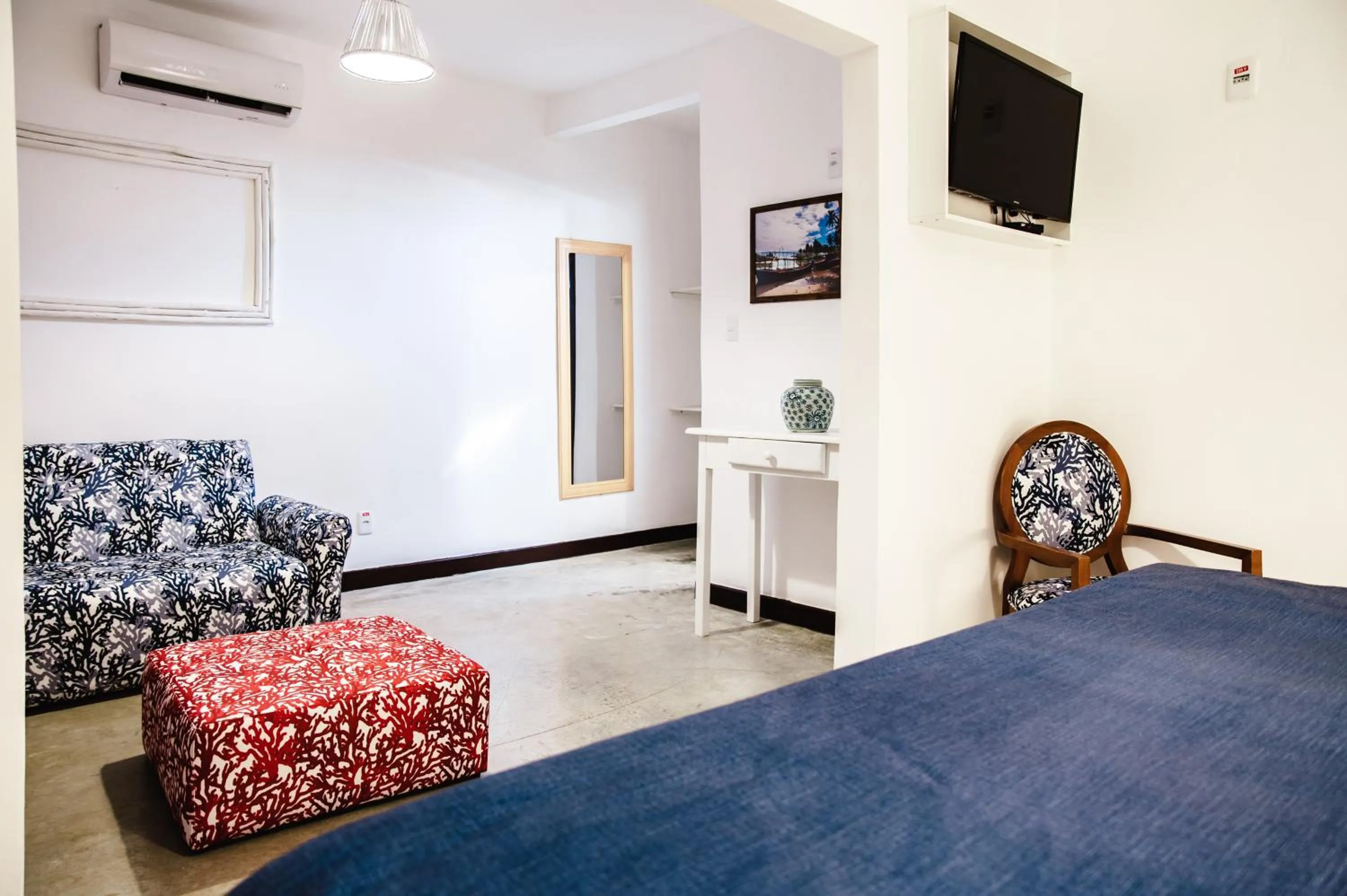 Seating area, Bed in Pousada Aldeola by Slaviero Hotéis