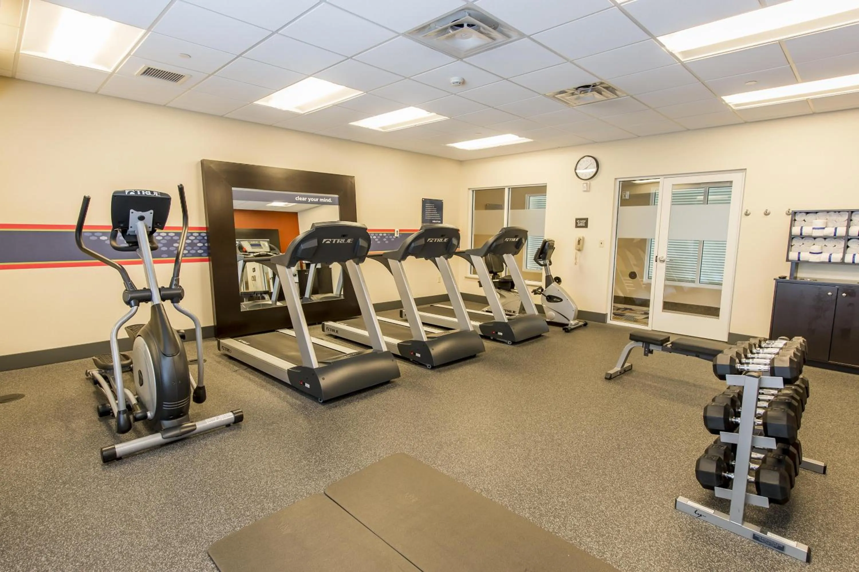 Fitness centre/facilities in Hampton Inn Presque Isle