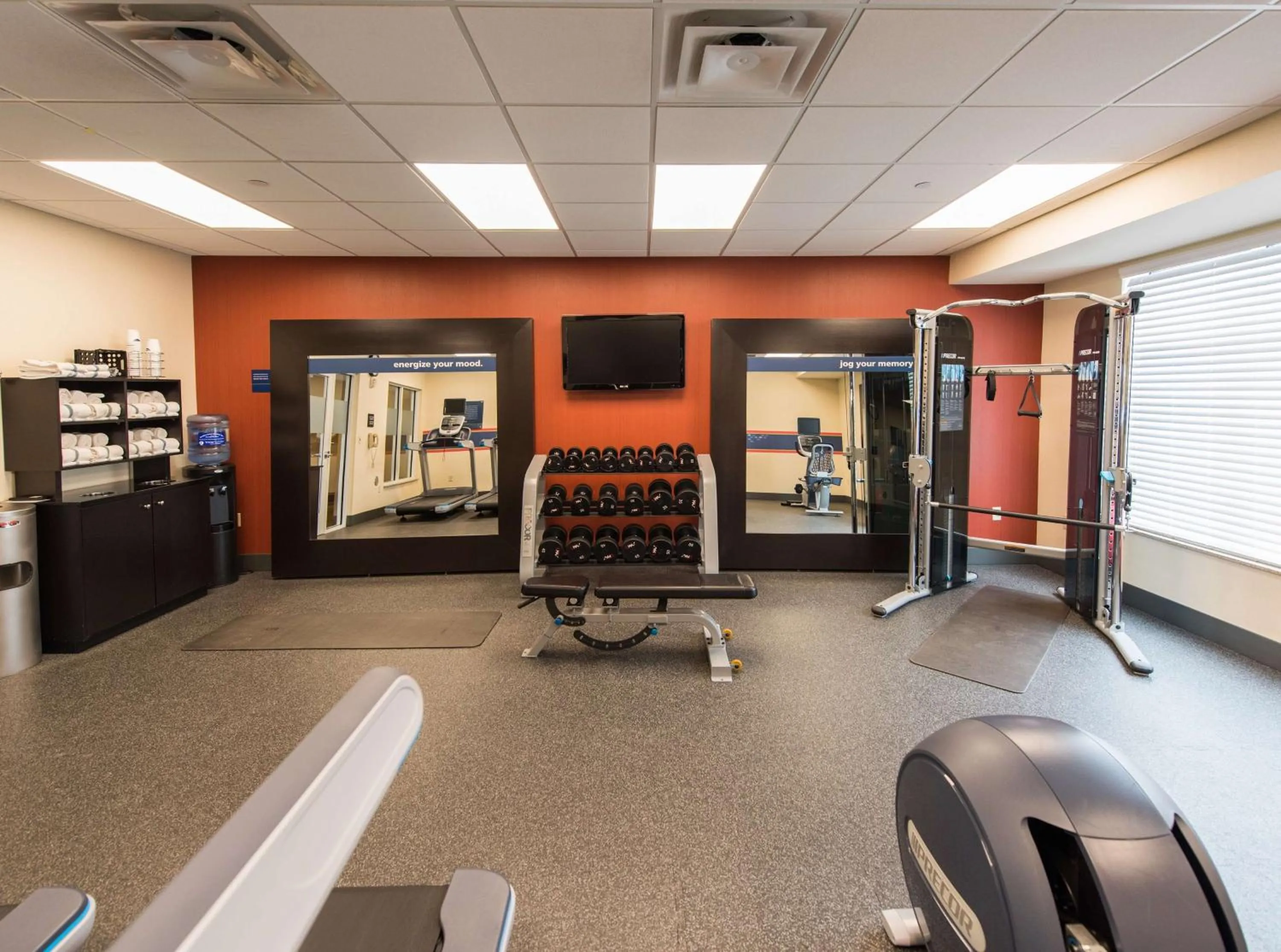 Fitness centre/facilities in Hampton Inn Presque Isle