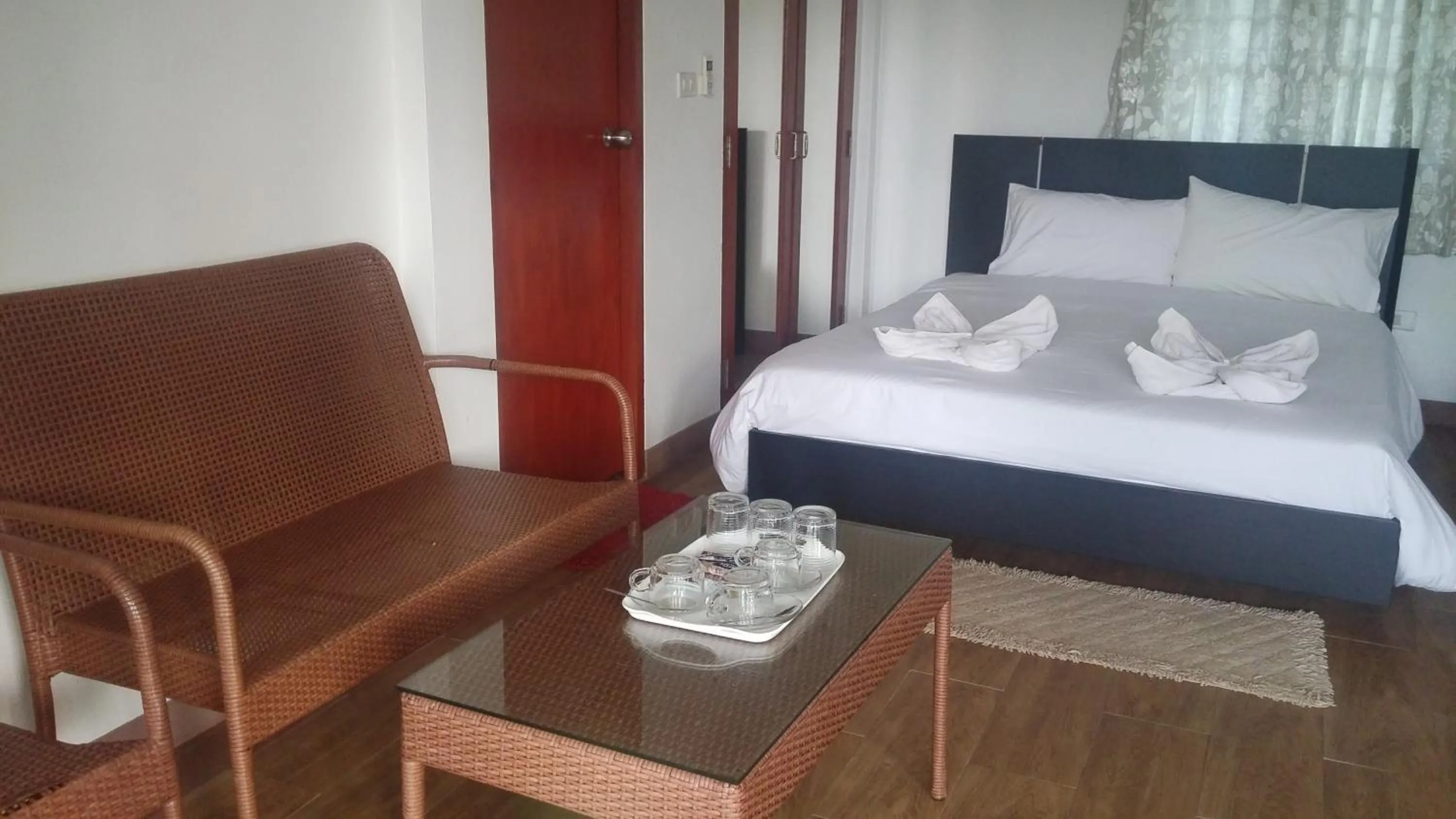 Living room, Bed in Thipburee Resort