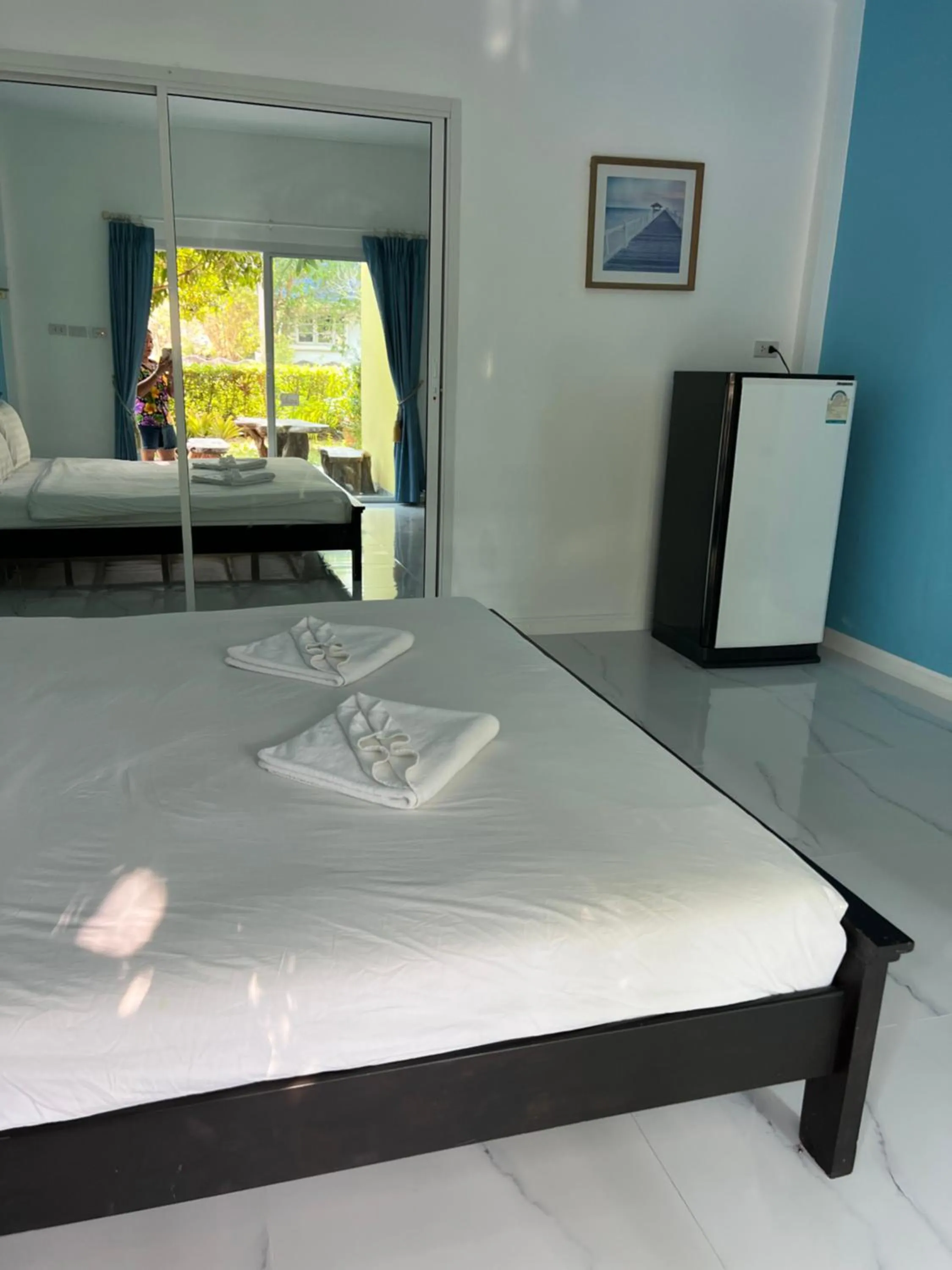 Bed in Thipburee Resort