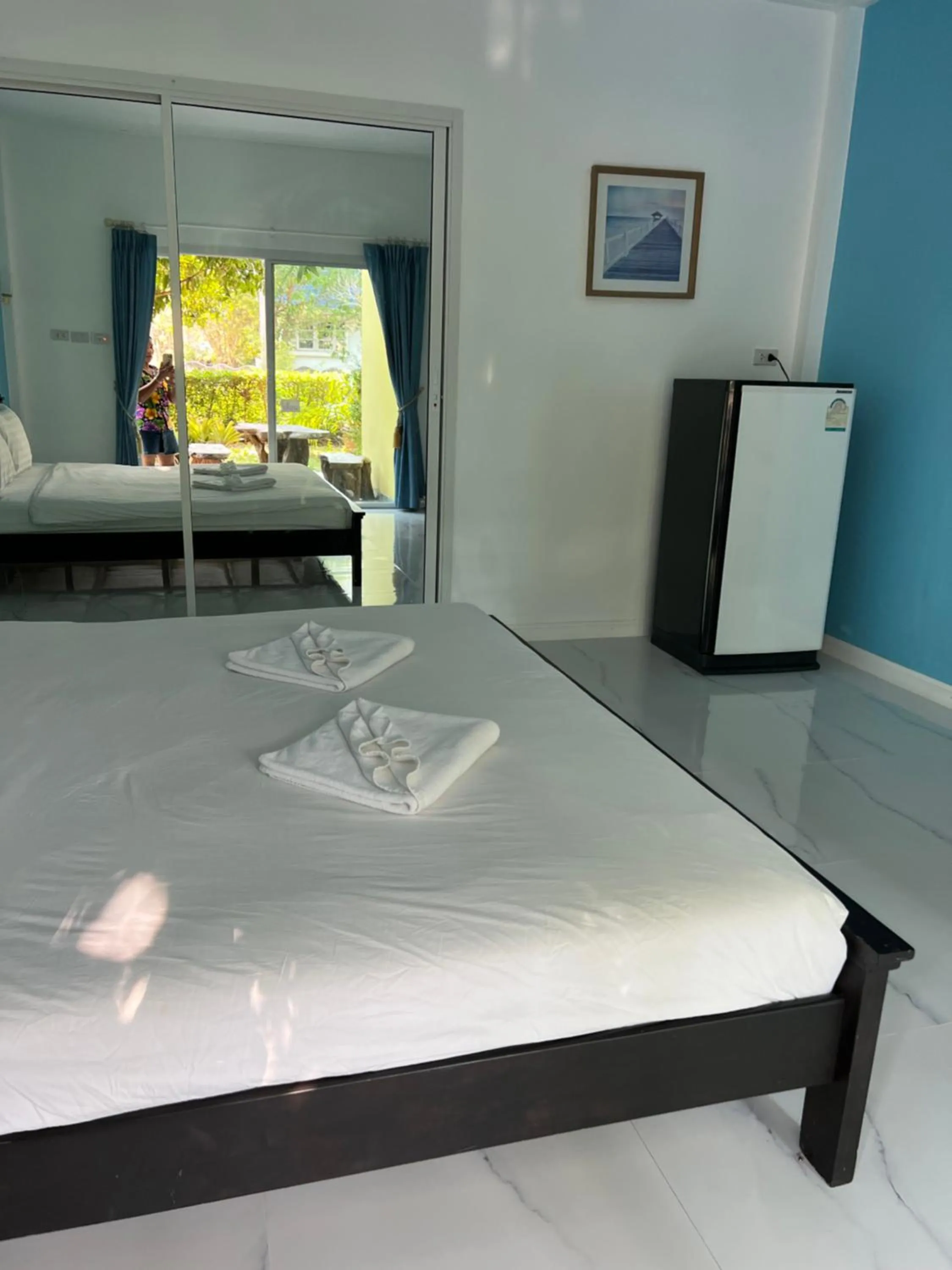 Bed in Thipburee Resort