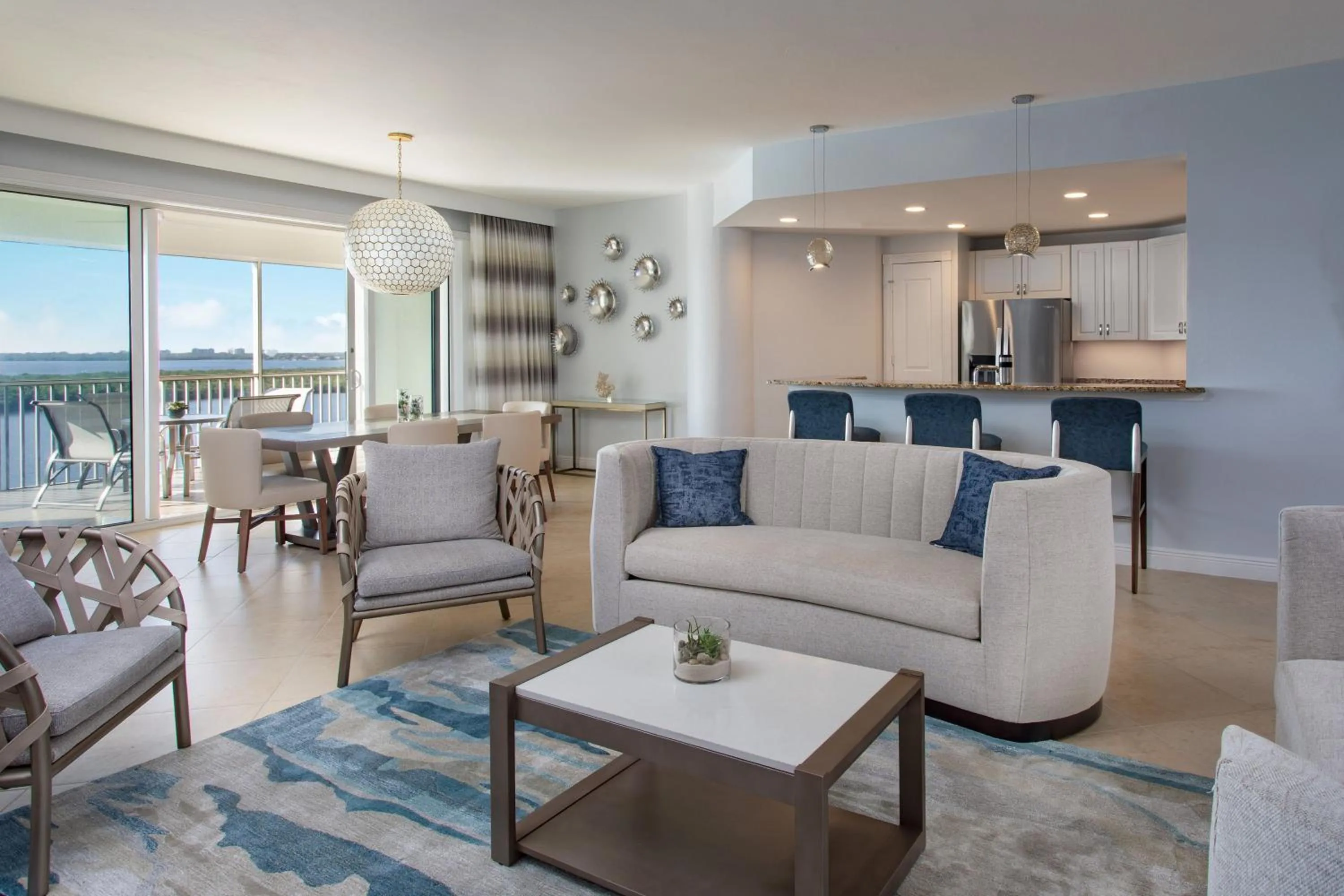 Living room in The Westin Cape Coral Resort at Marina Village