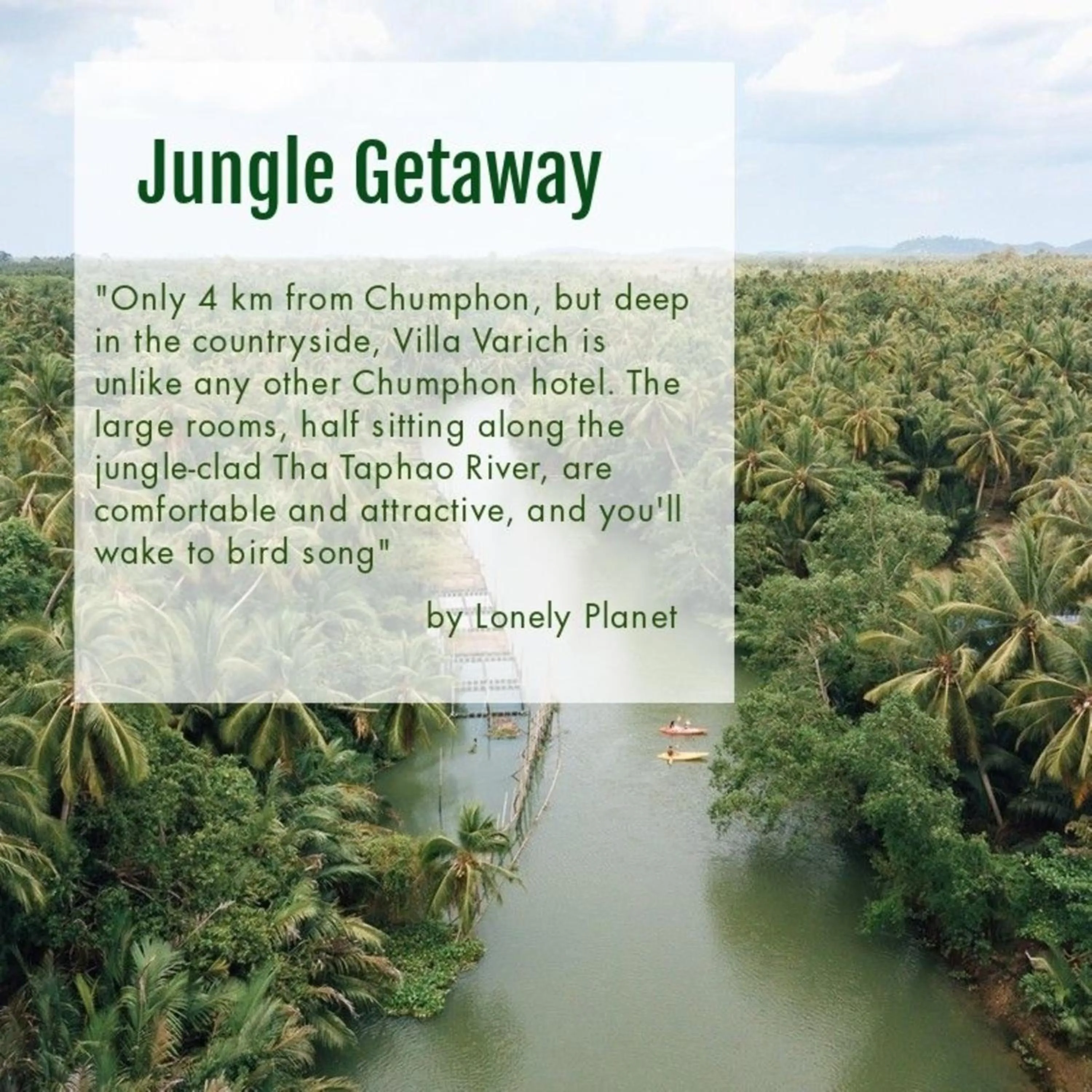 River view in Villa Varich