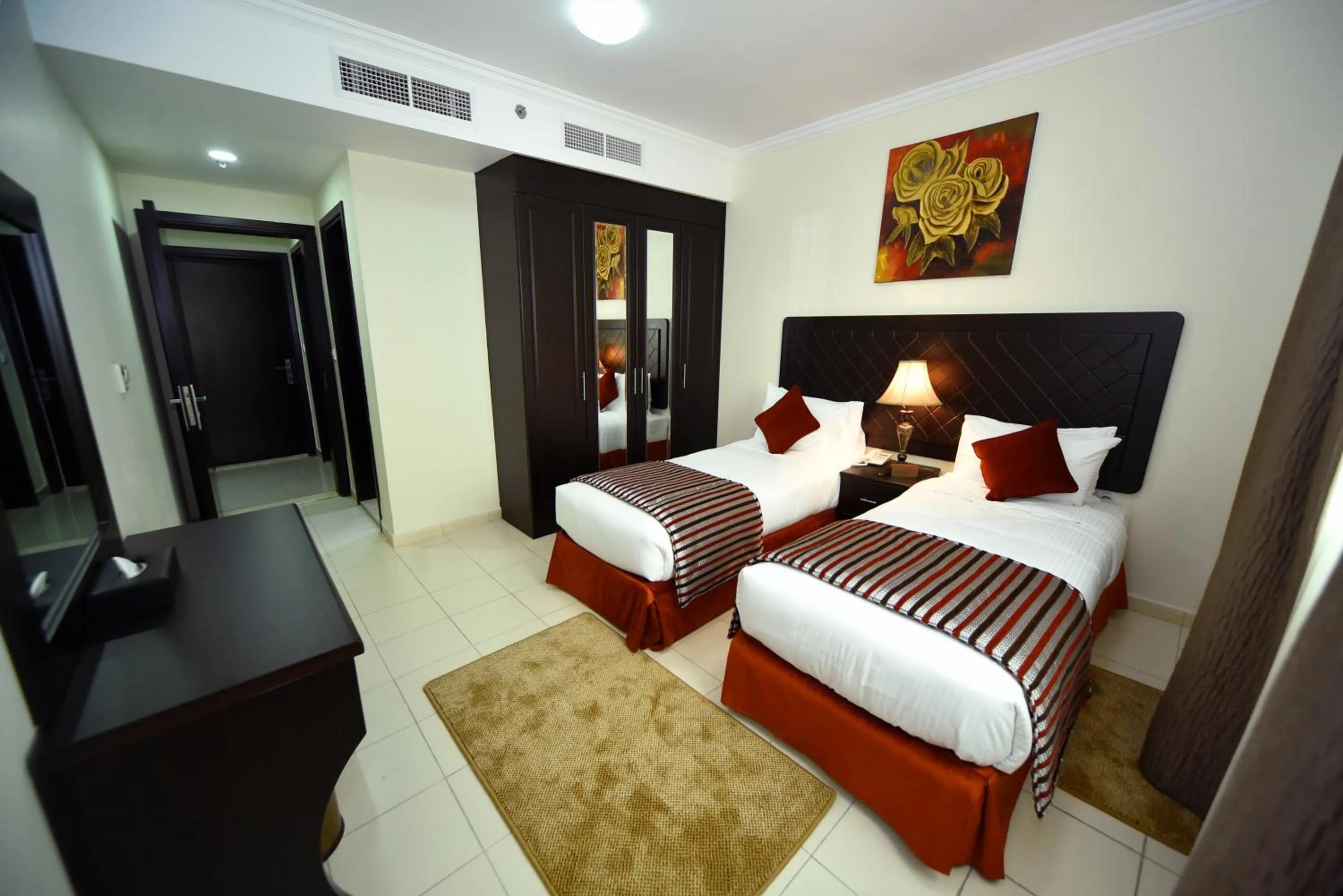 Bed in Alain Hotel Ajman