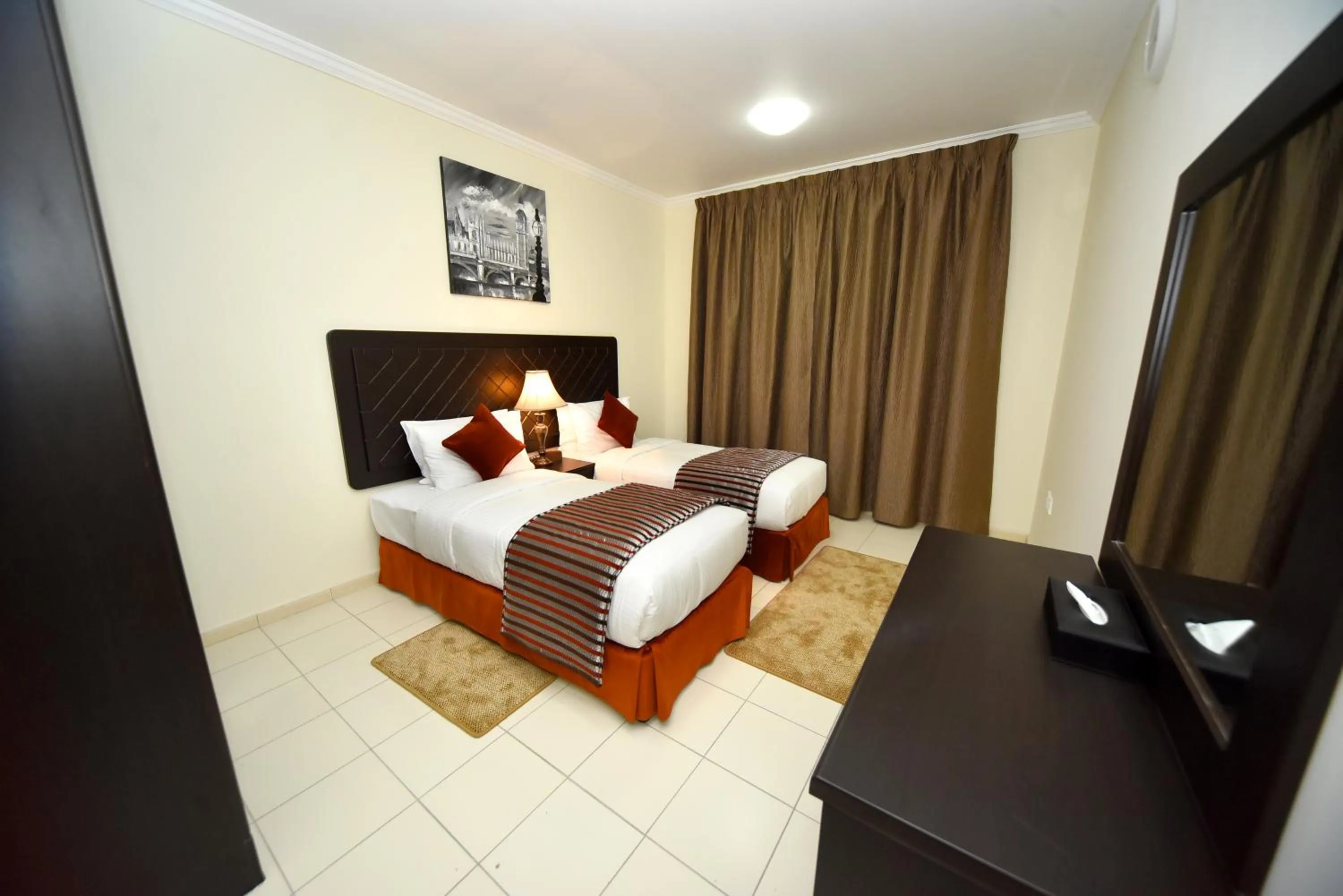 Bed in Alain Hotel Ajman