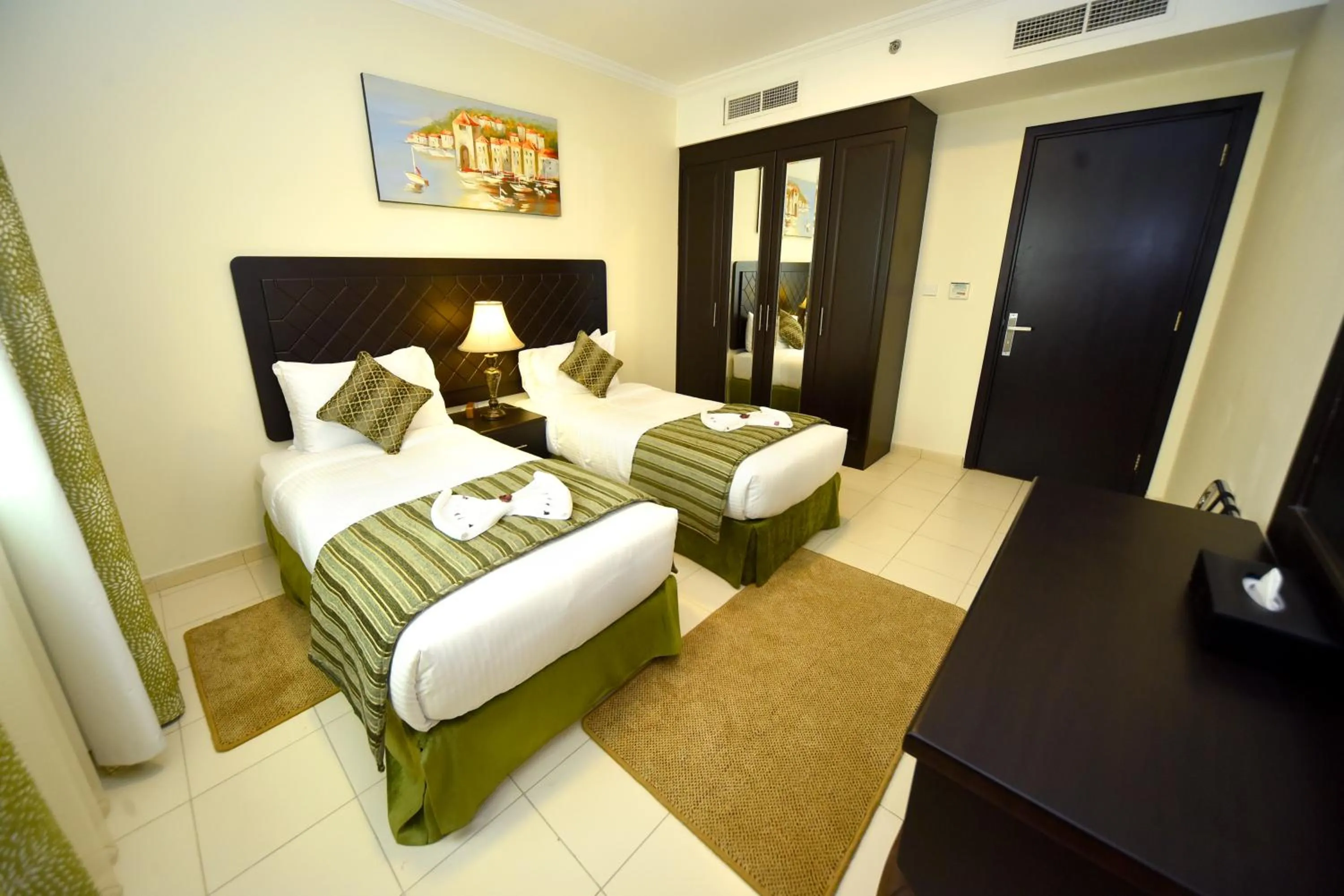 Bed in Alain Hotel Ajman