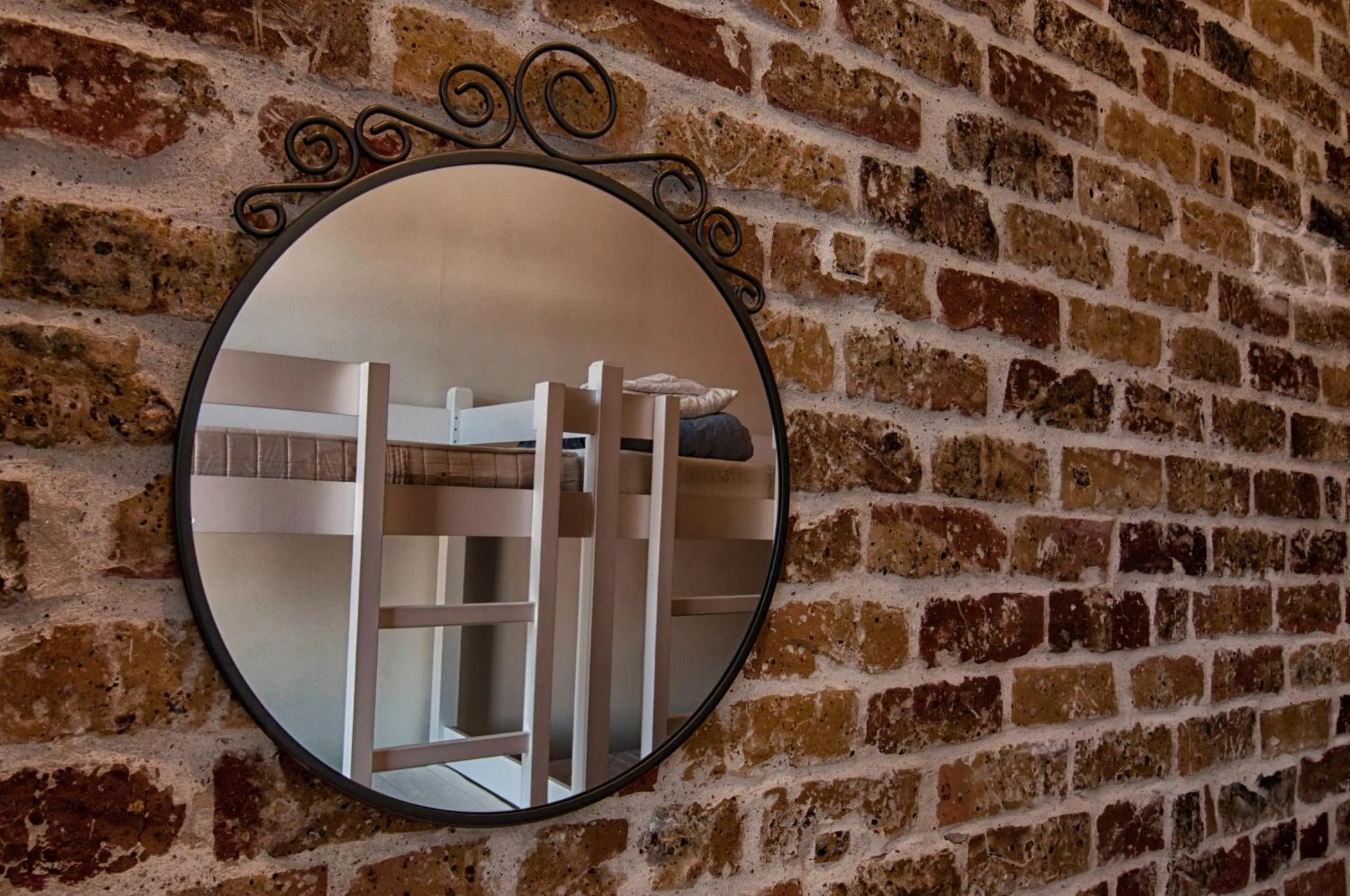 Decorative detail in Hostel Lybeer Bruges