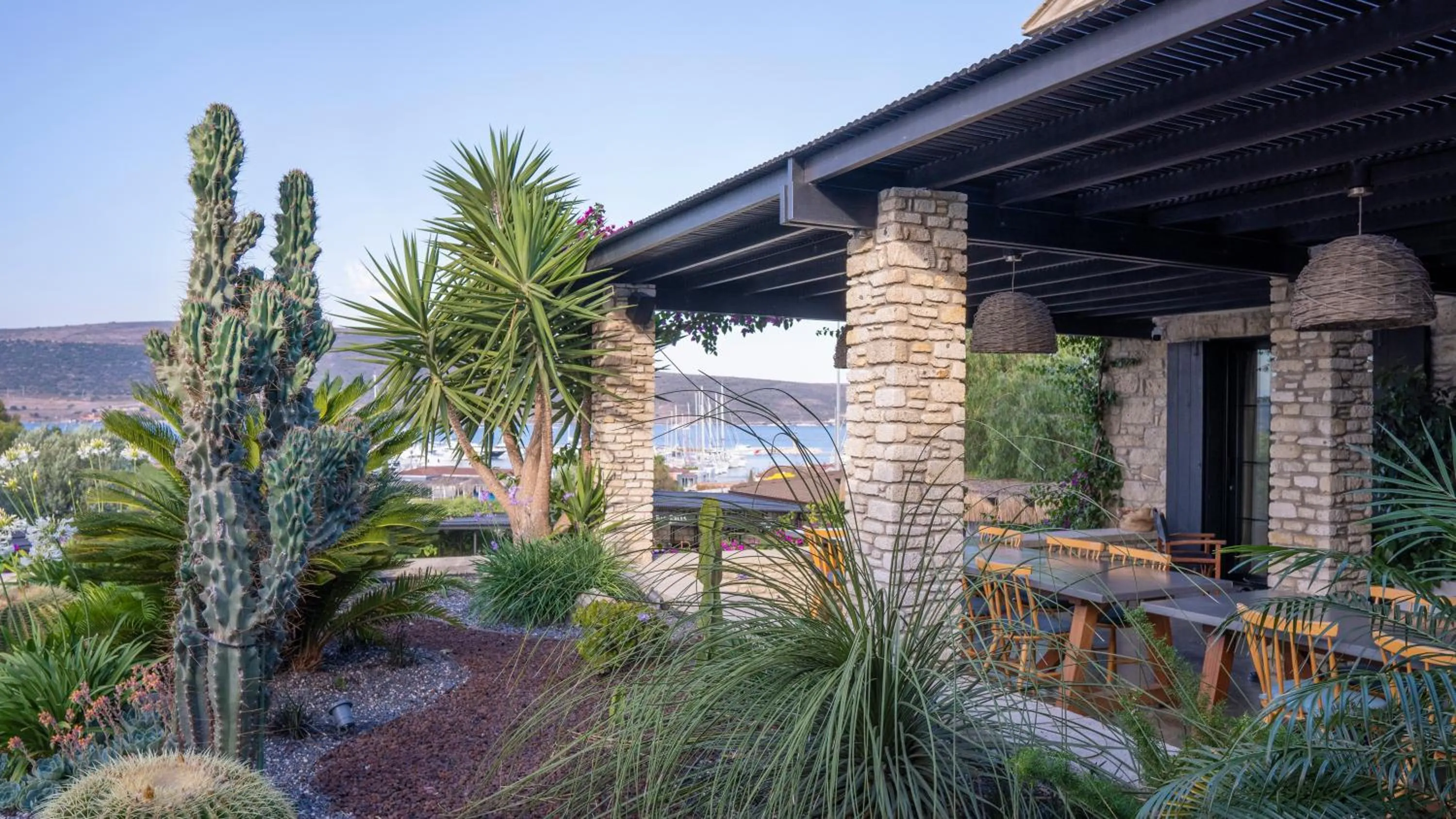 Balcony/Terrace in Alacatı Port Ladera Hotel - Adult Only