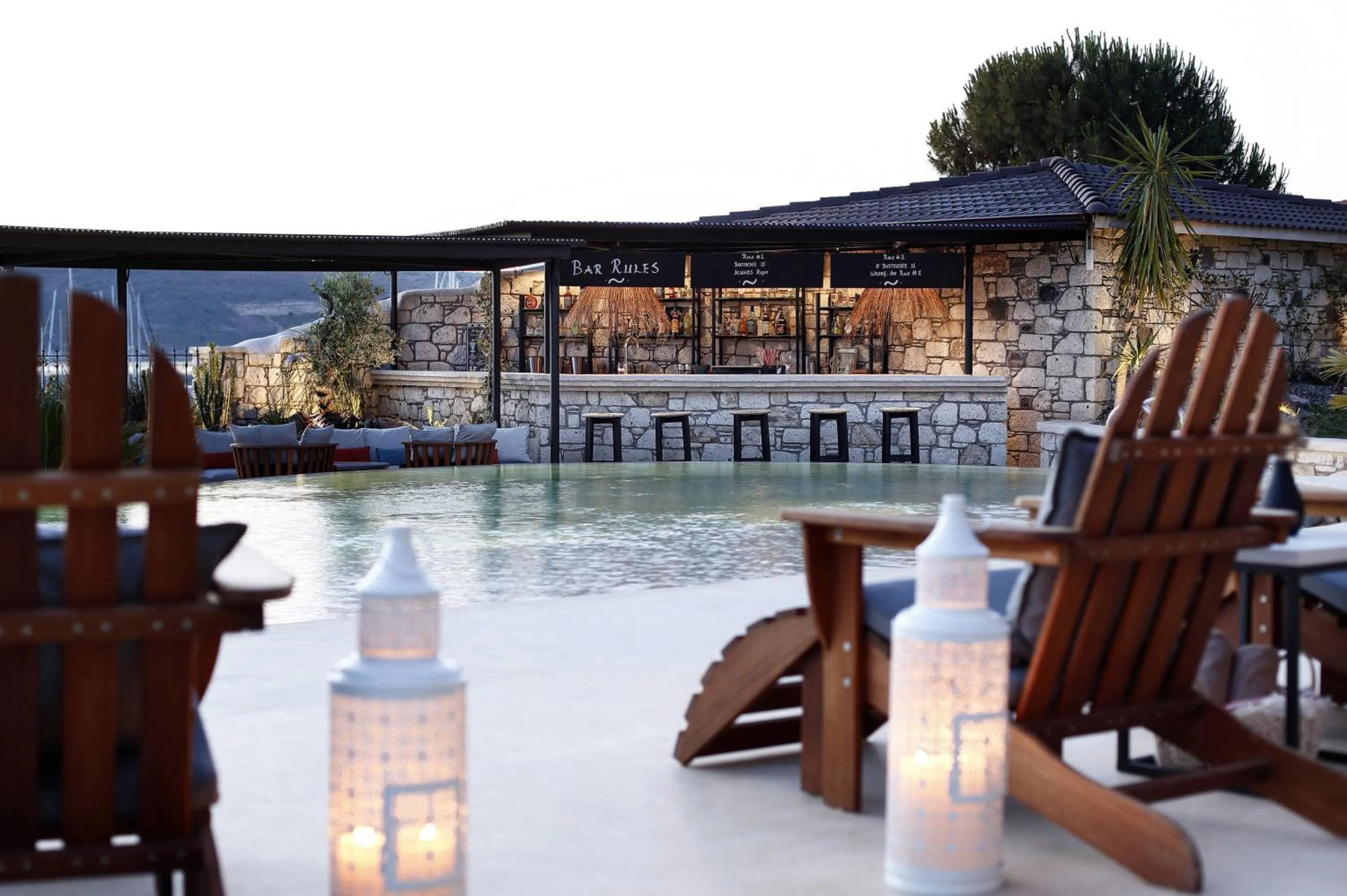 Lounge or bar in Alacatı Port Ladera Hotel - Adult Only