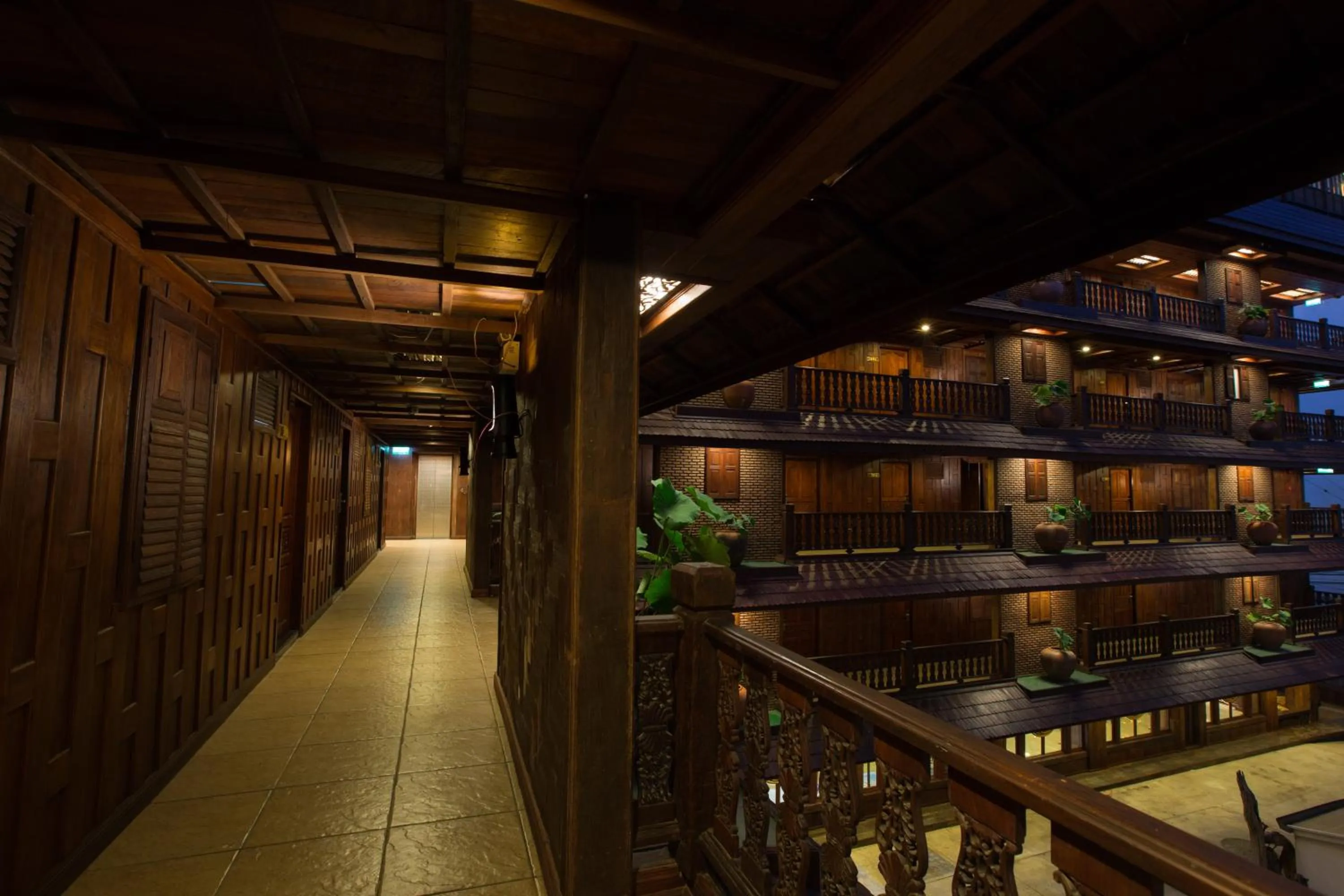 Decorative detail in True Siam Rangnam Hotel