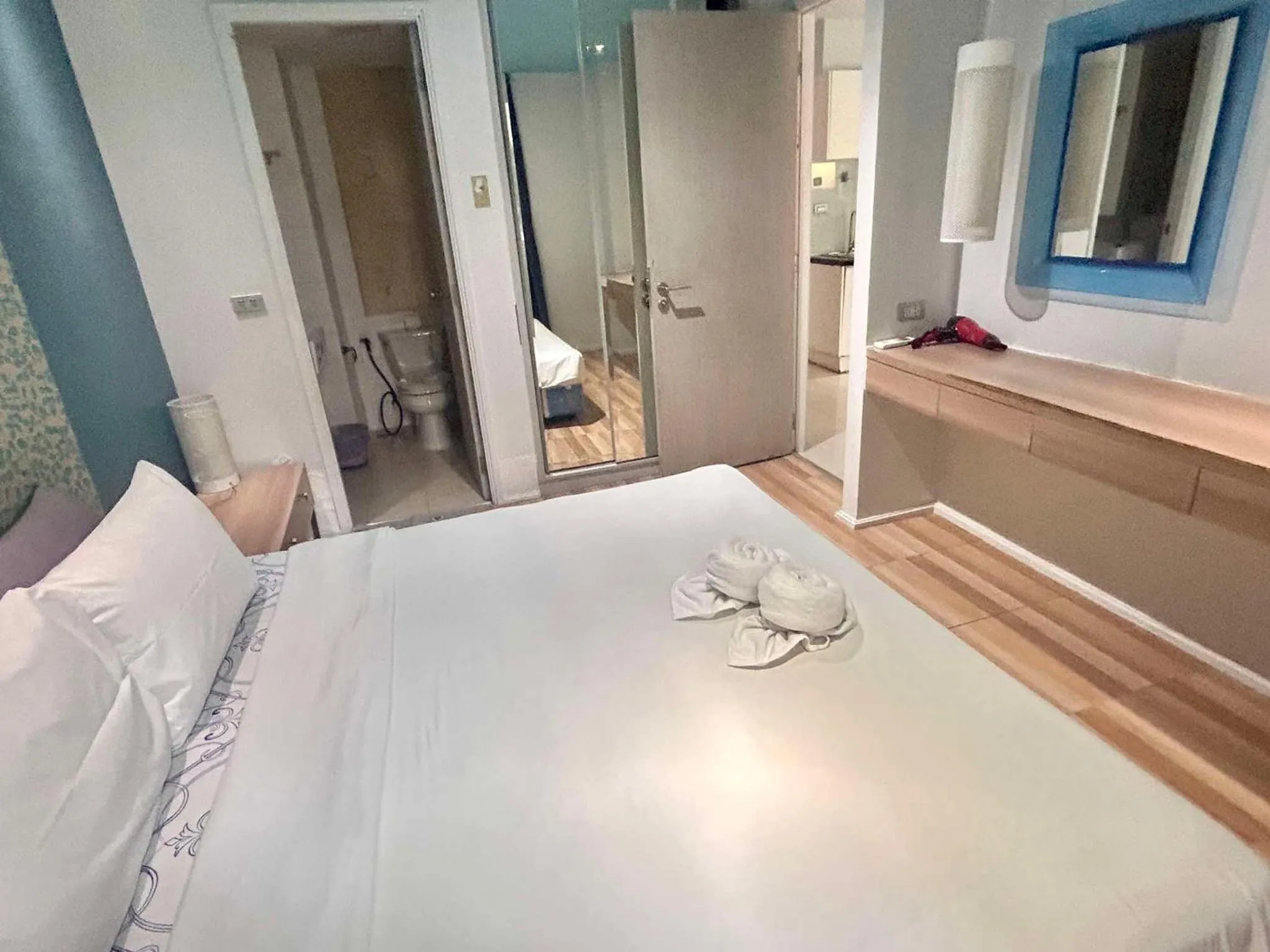 Bed in Atlantic Condo Resort Pattaya by Panisara