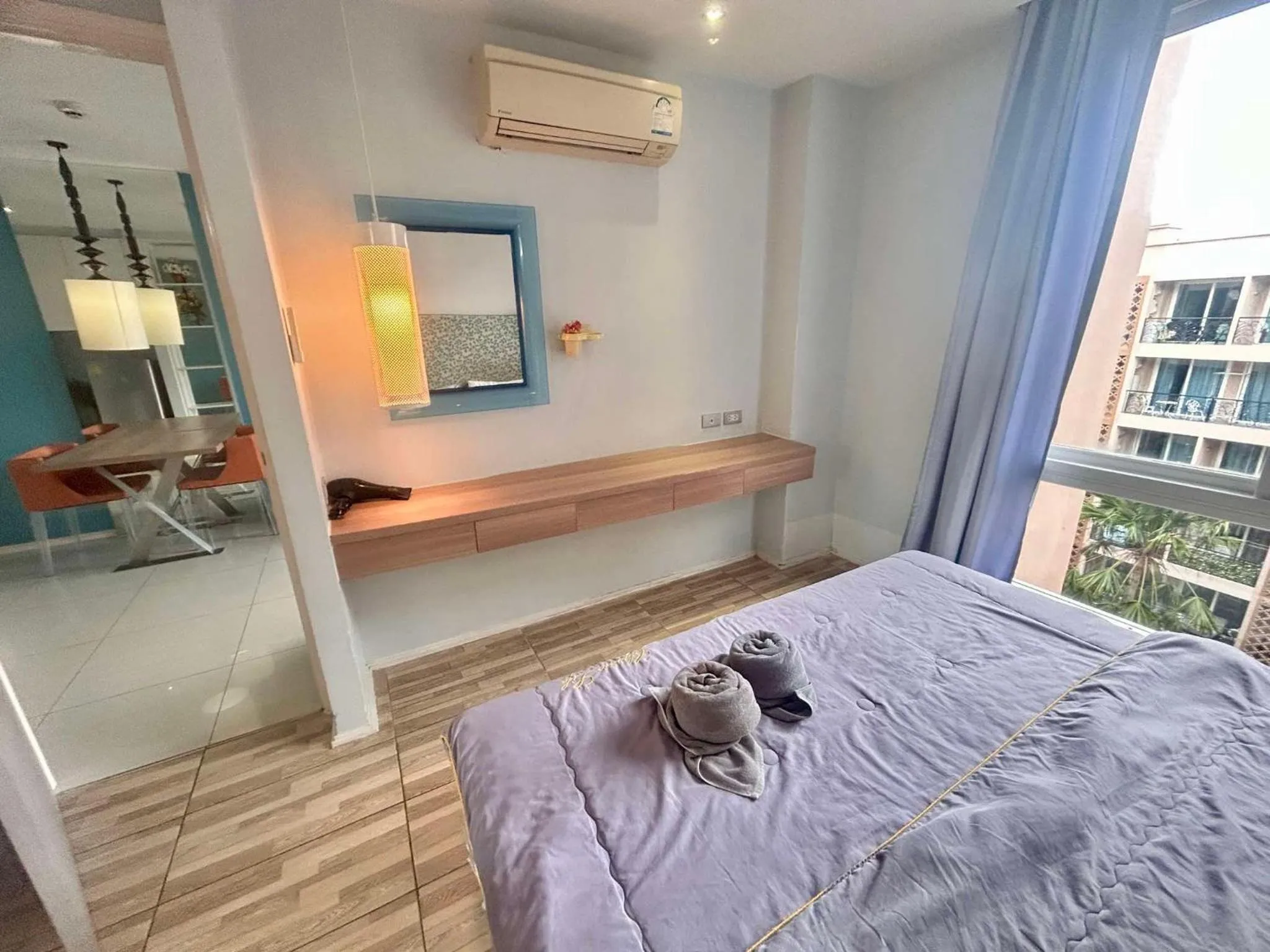 Bed in Atlantic Condo Resort Pattaya by Panisara