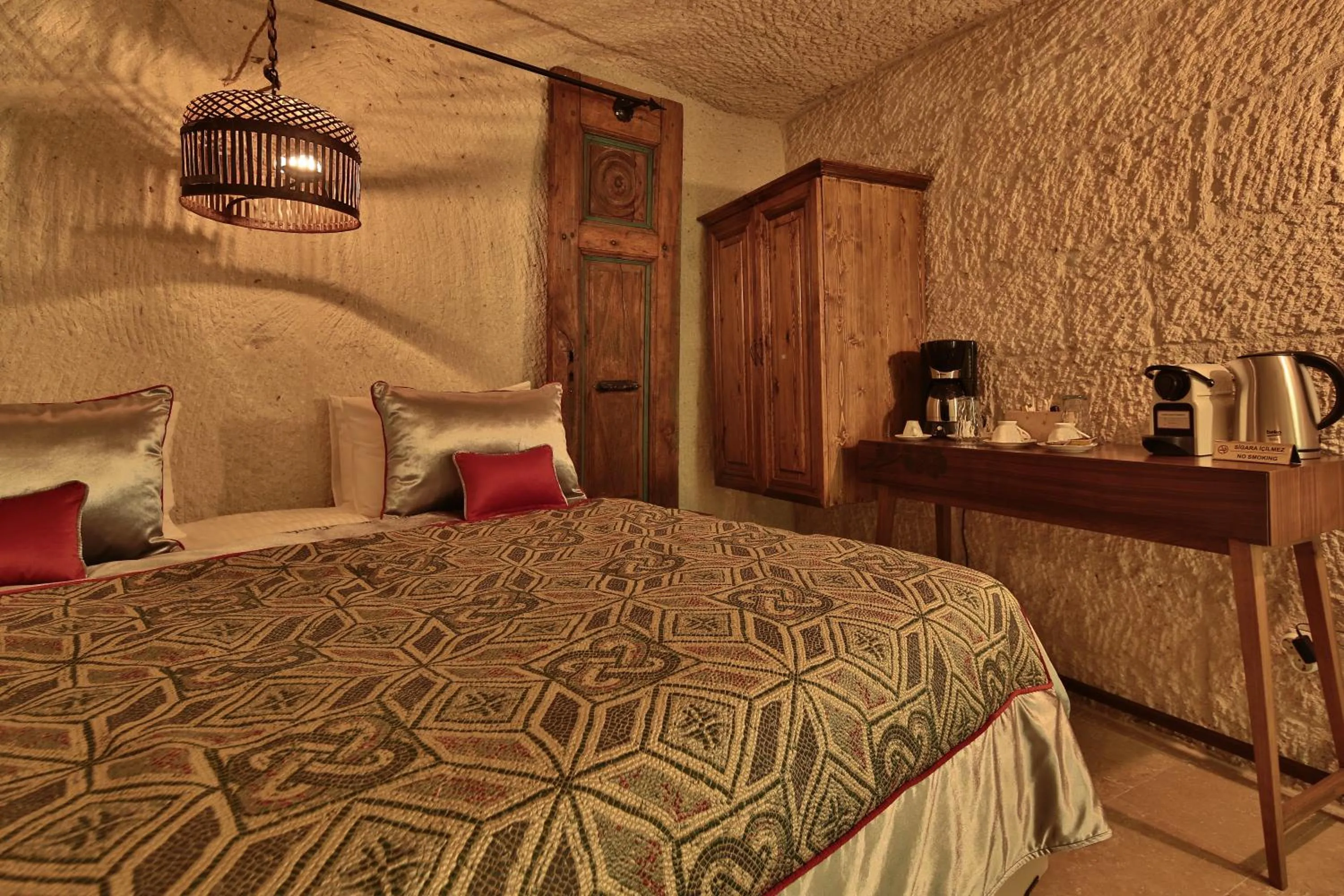 Other, Bed in The Owl Cave Hotel