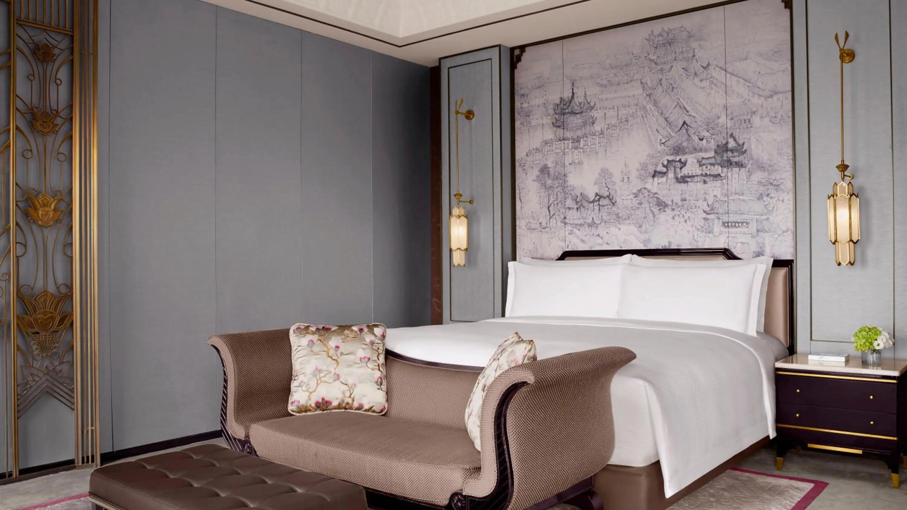 Bed in The St. Regis on the Bund, Shanghai