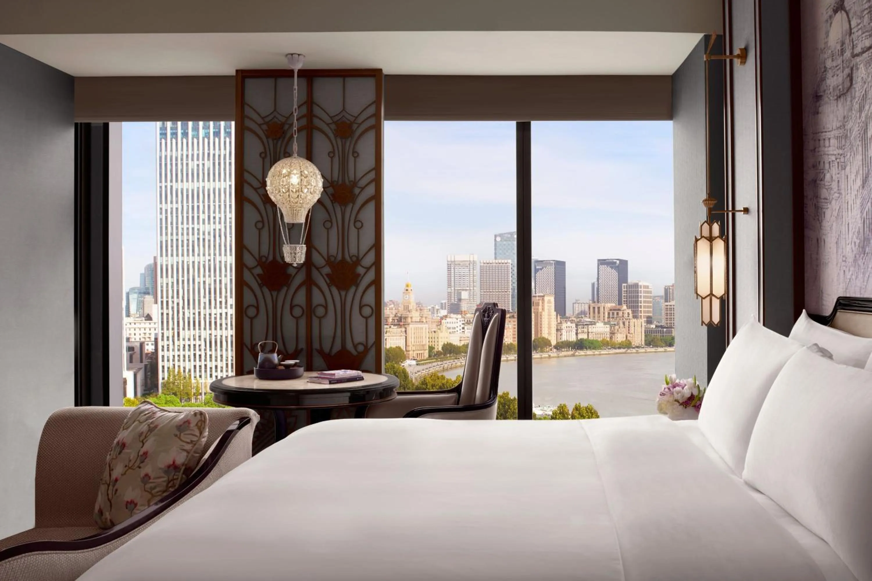 Photo of the whole room, Bed in The St. Regis on the Bund, Shanghai