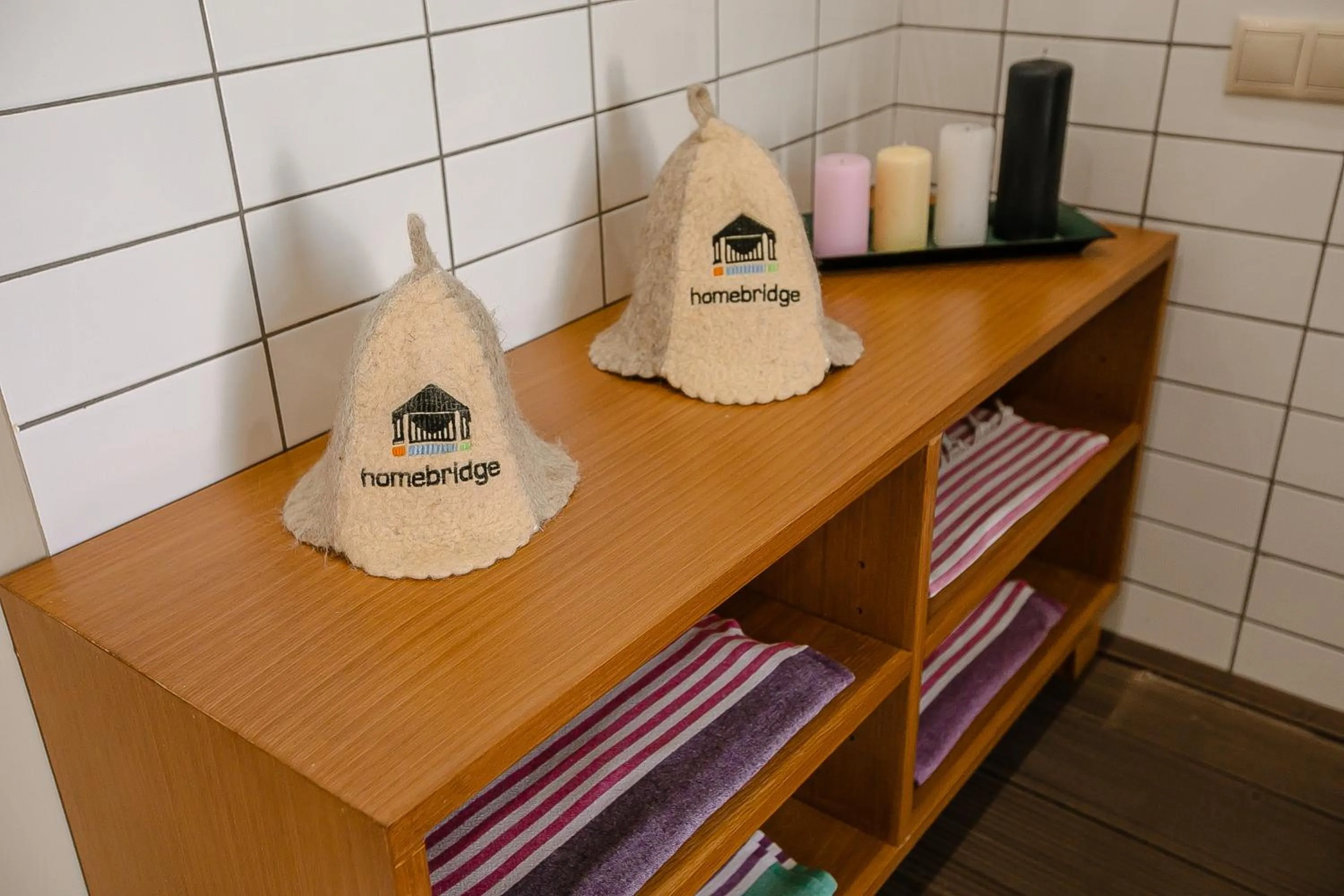 Sauna in HomeBridge Hotel Apartments