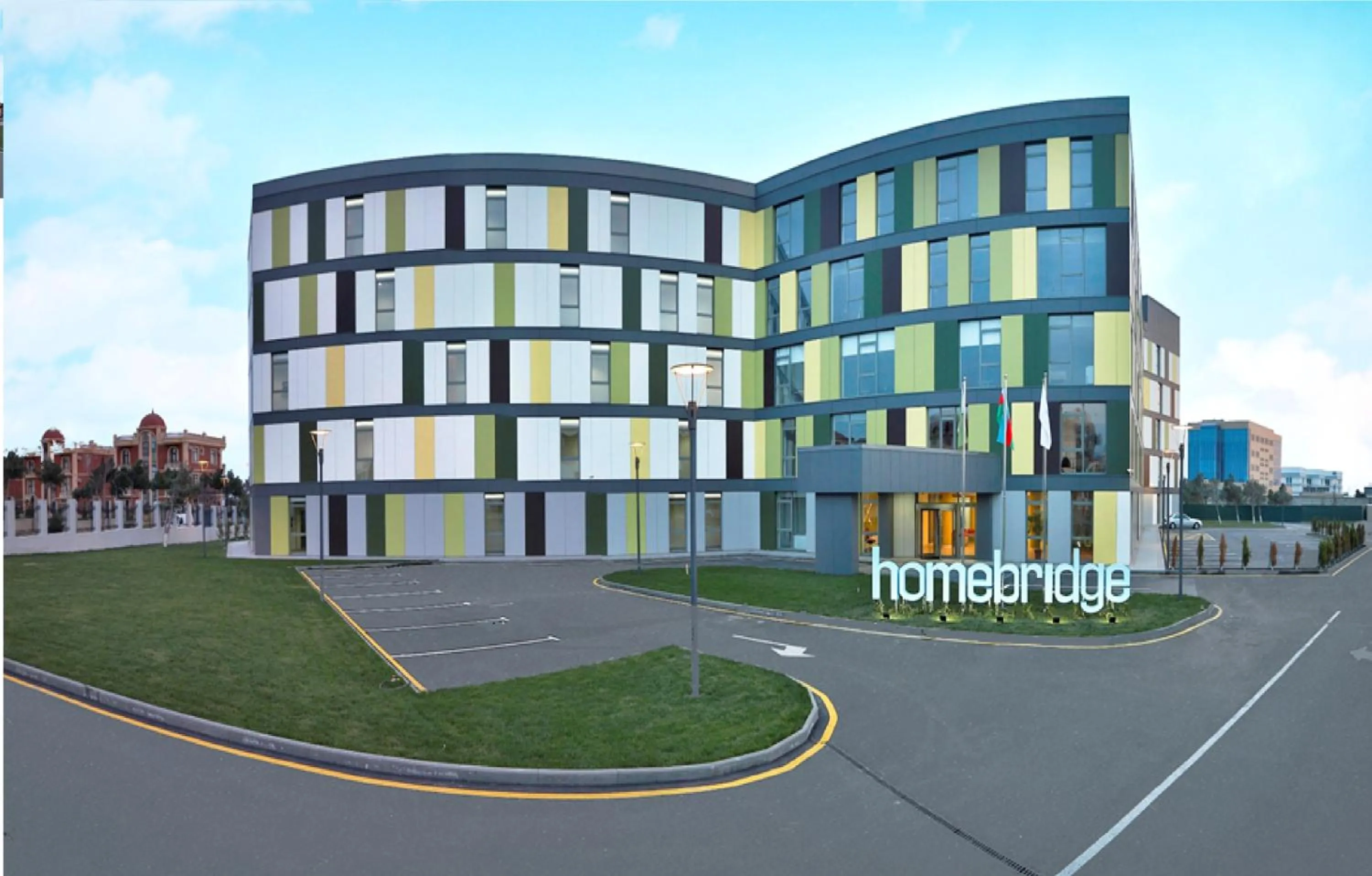 Facade/entrance in HomeBridge Hotel Apartments