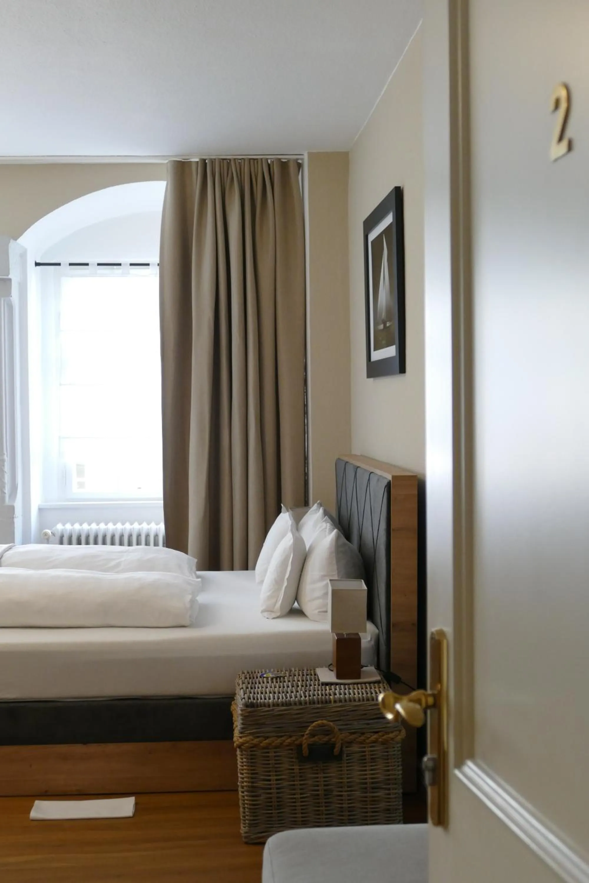 Photo of the whole room, Bed in Hotel Ratsstuben