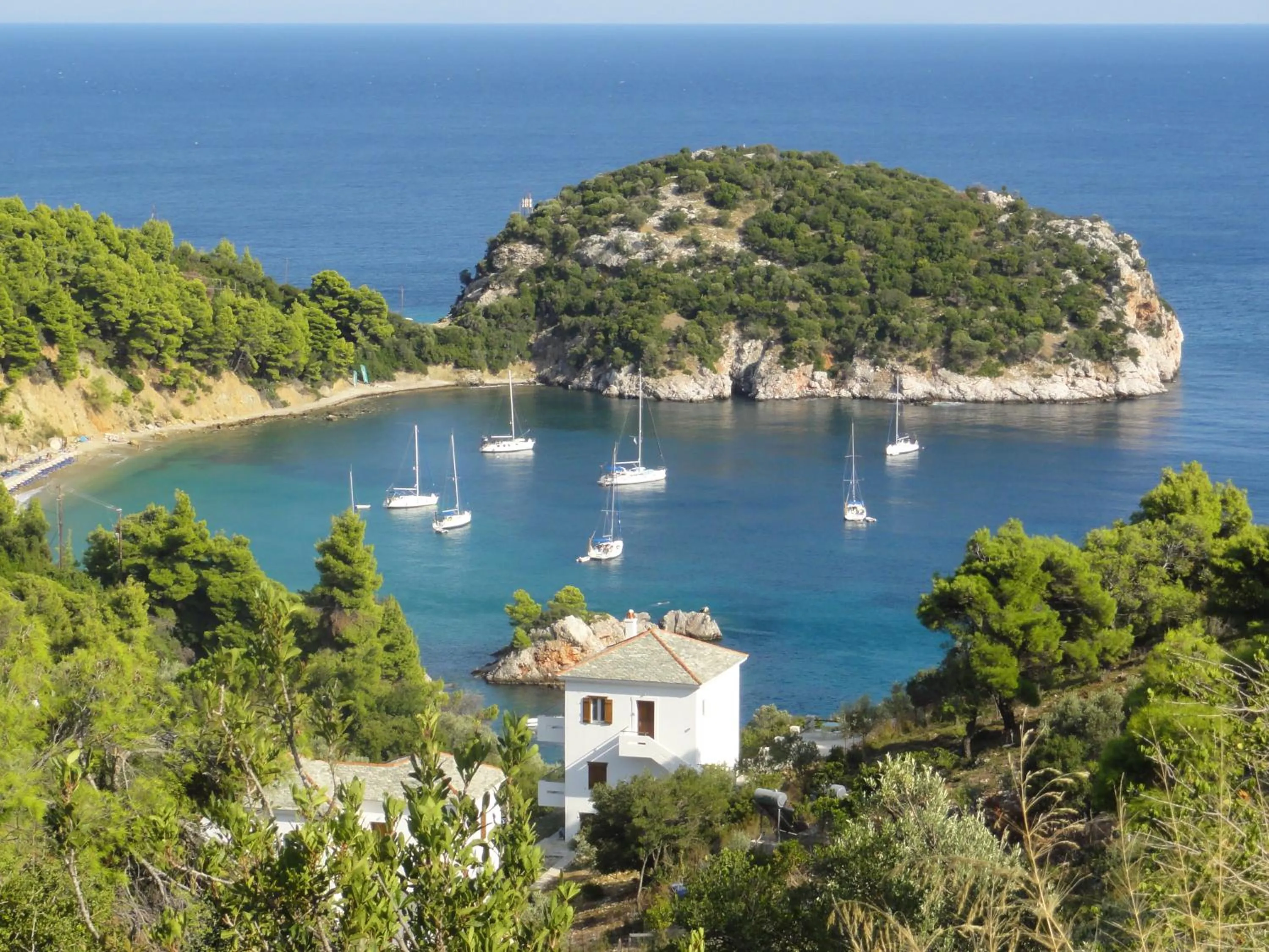 Natural landscape in Stafylos Suites & Boutique hotel