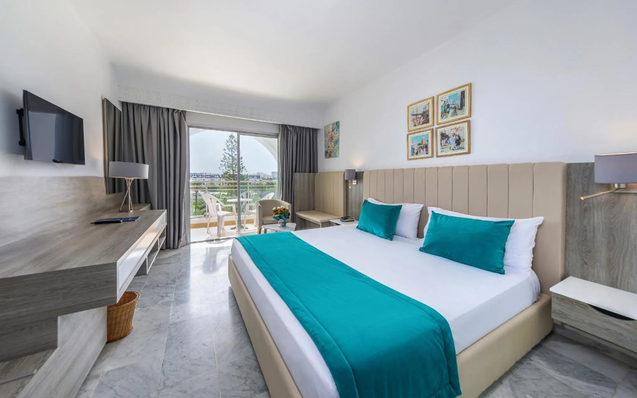 Bed in Hotel Marhaba Beach