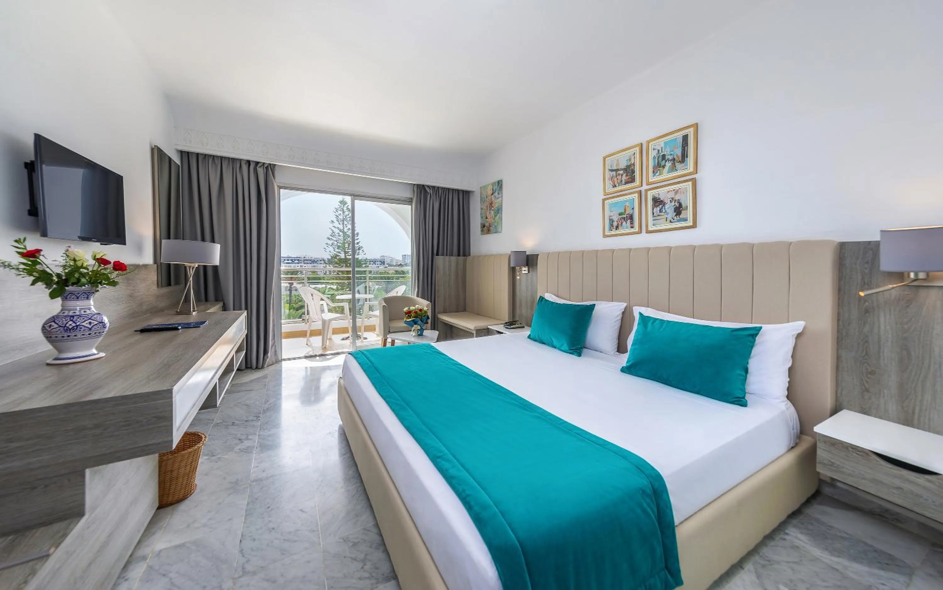 Bed in Hotel Marhaba Beach