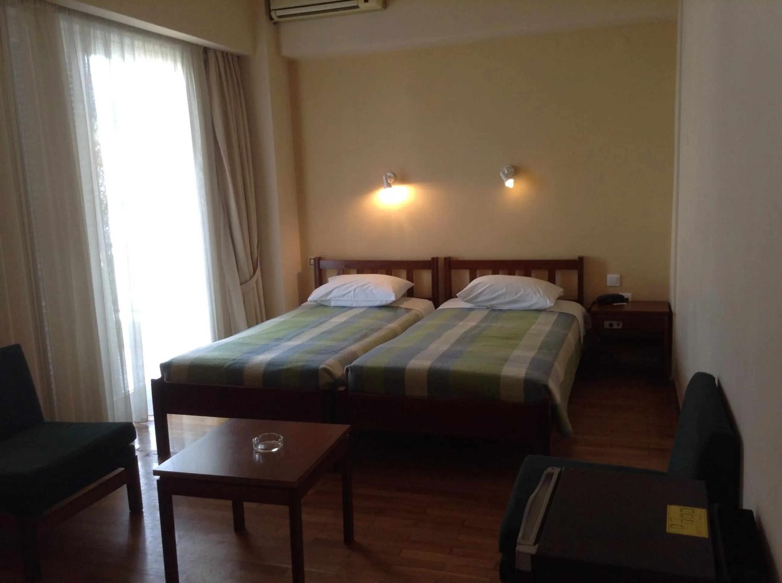 Bedroom, Bed in Hotel Alexandros