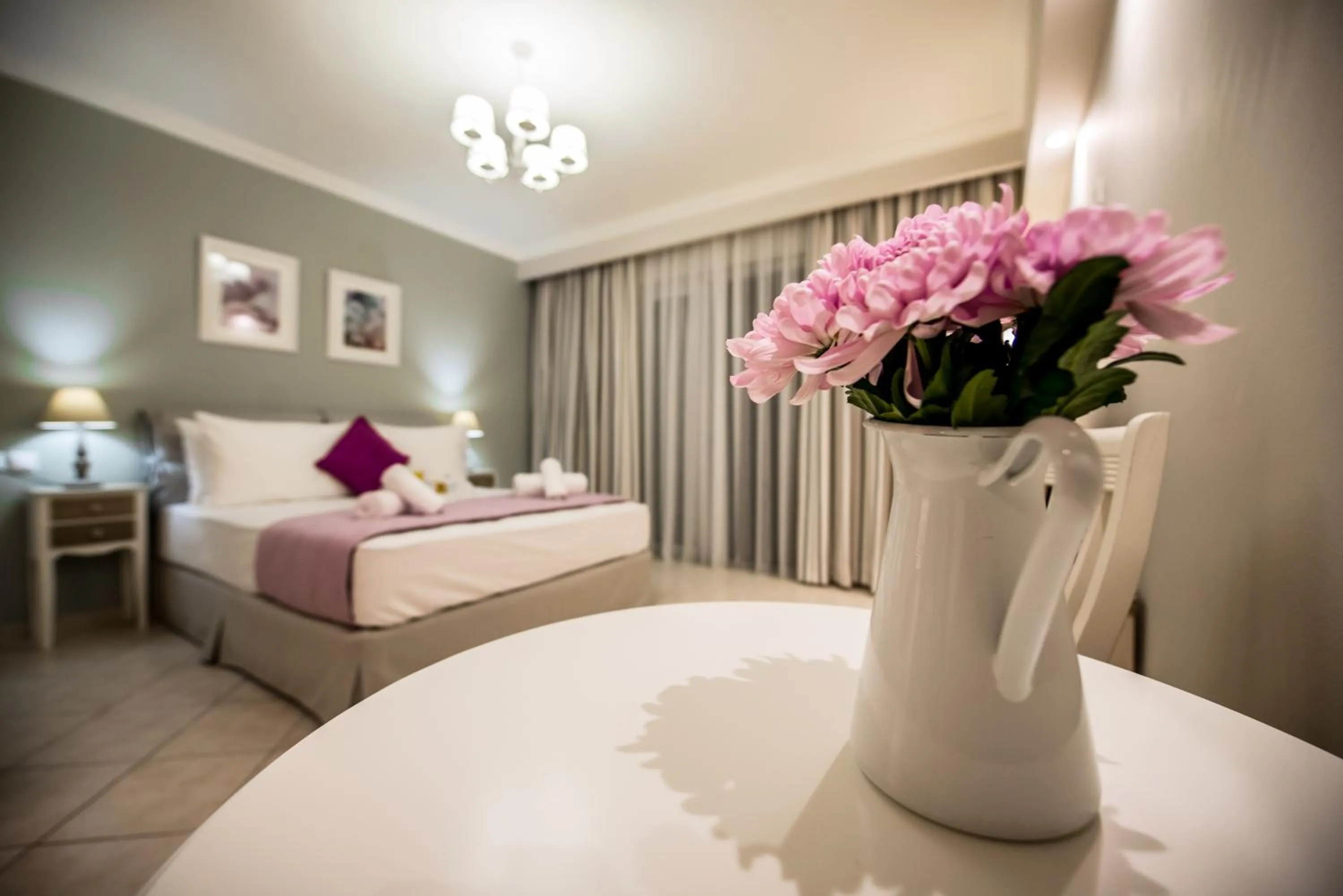 Decorative detail, Bed in Lefkadio