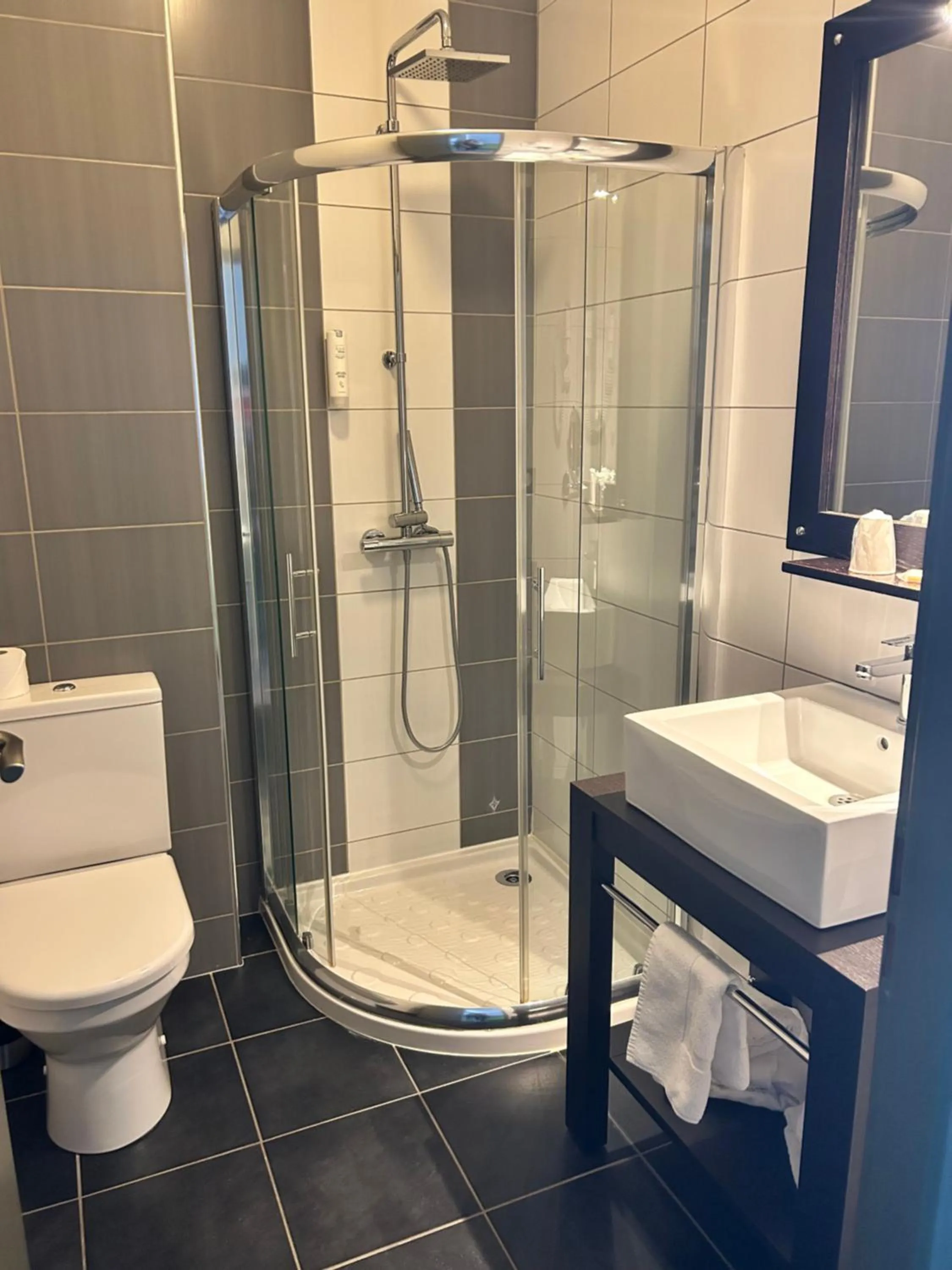 Shower in Ax Hôtel Spa & Restaurant