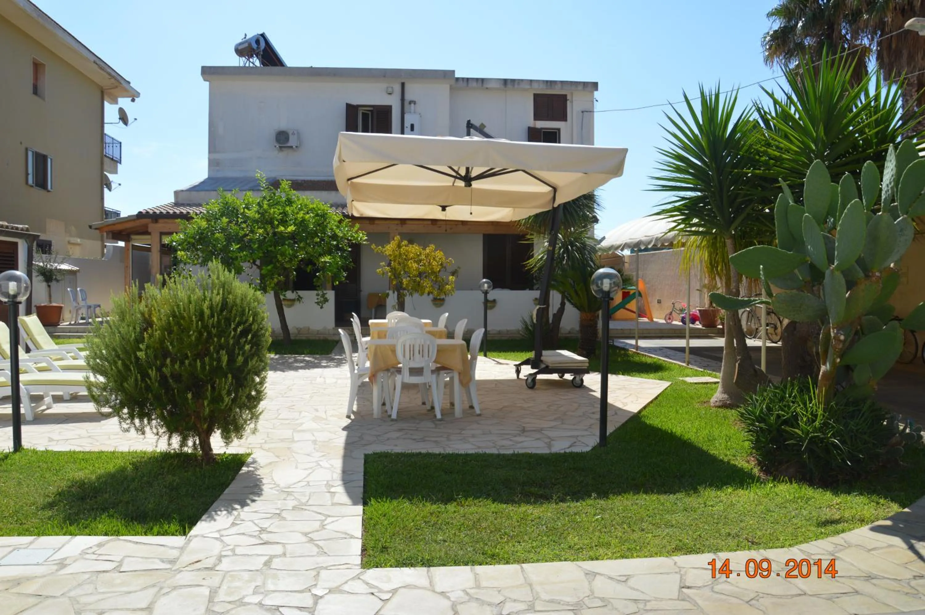 Garden in Mare e Sole Villa Urso