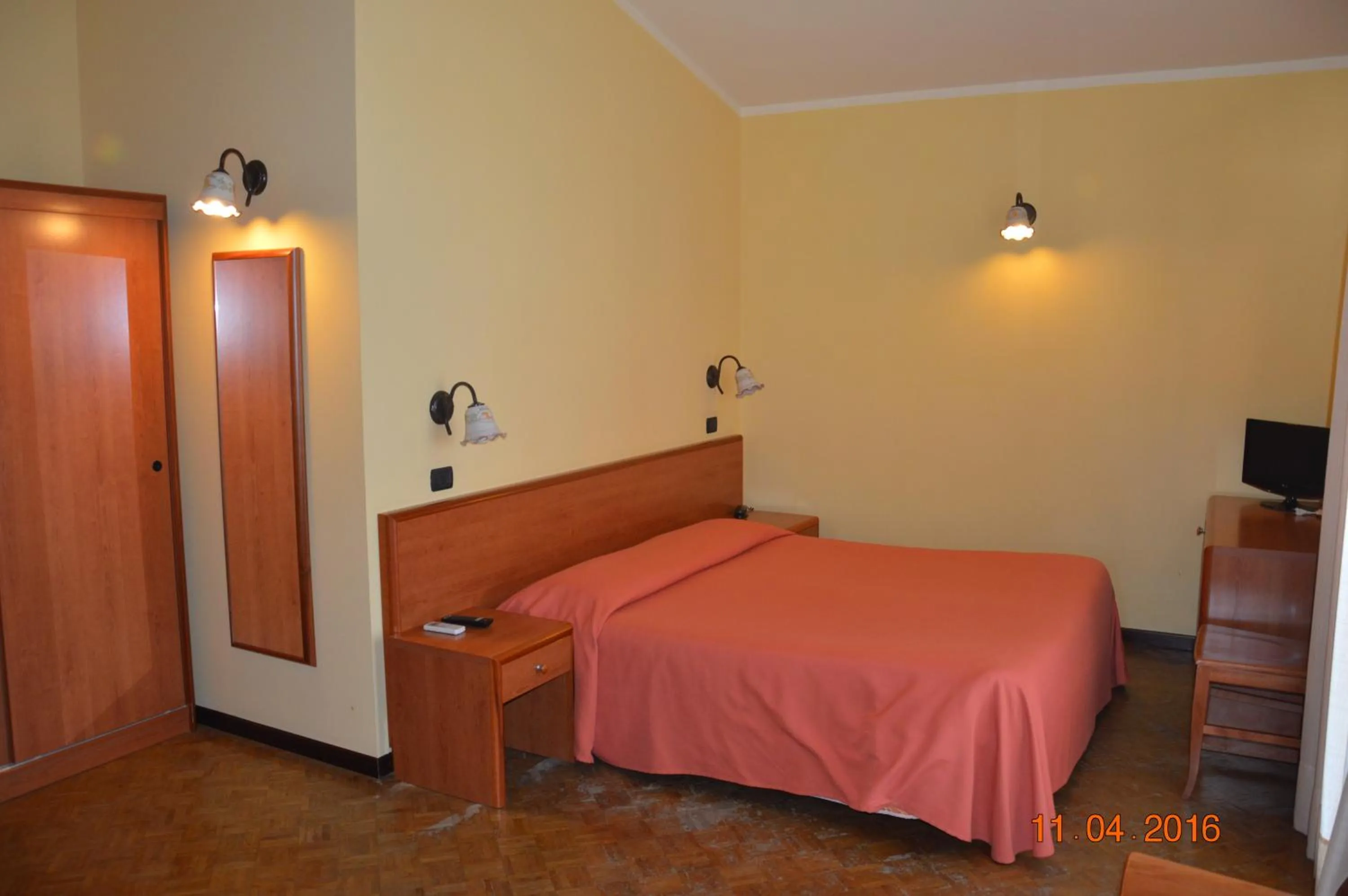 Bed in Mare e Sole Villa Urso