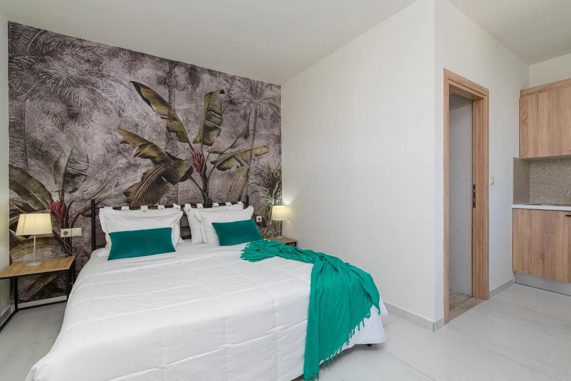 Bedroom, Bed in Angela Studios Apartments