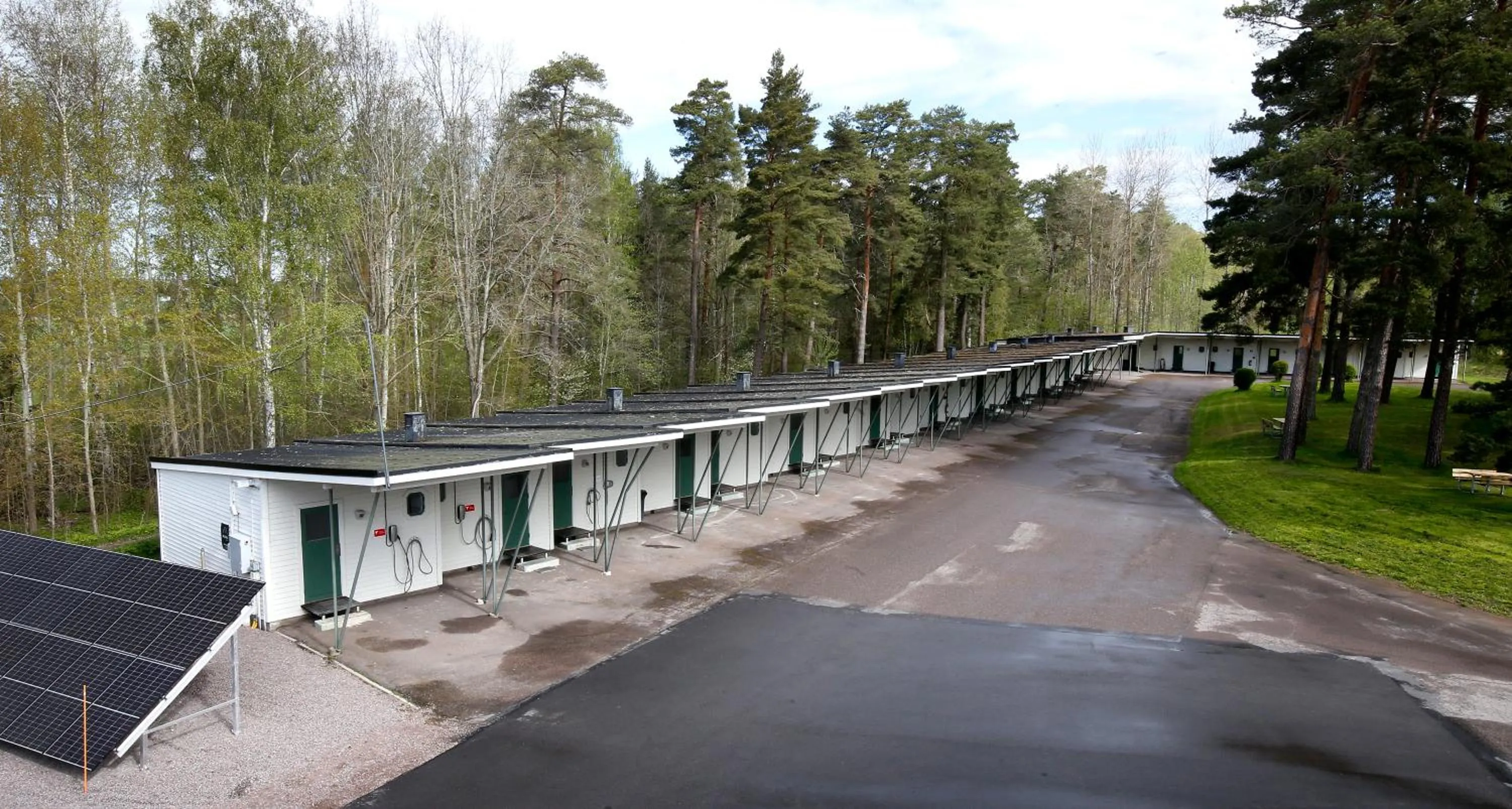 Property building in Sjögestad Motell