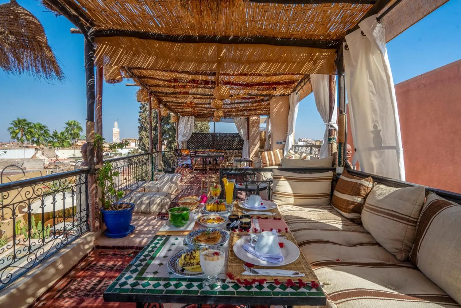 Patio in Riad Sun of Kech