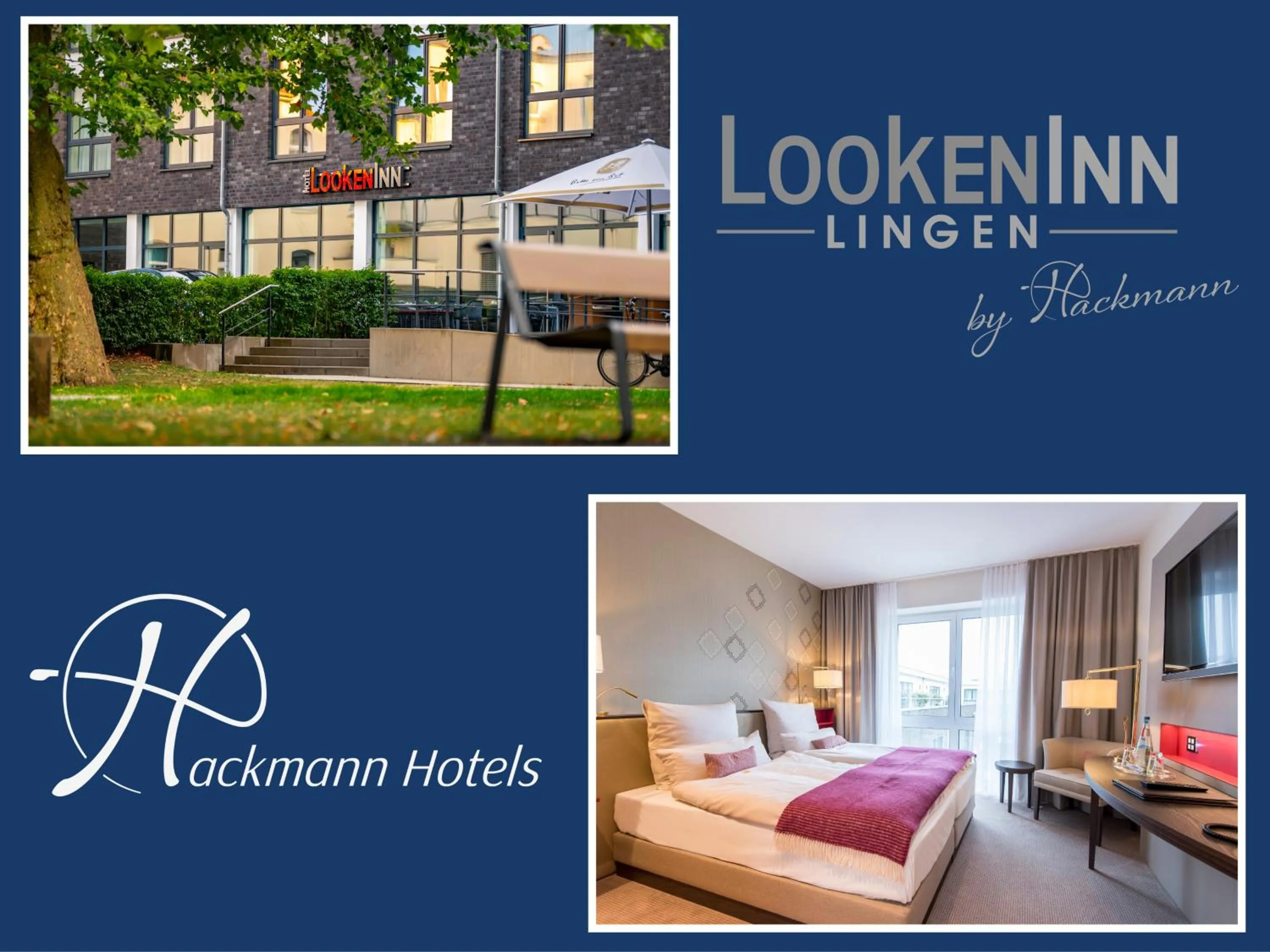 Property building, Bed in LOOKEN INN Lingen by Hackmann