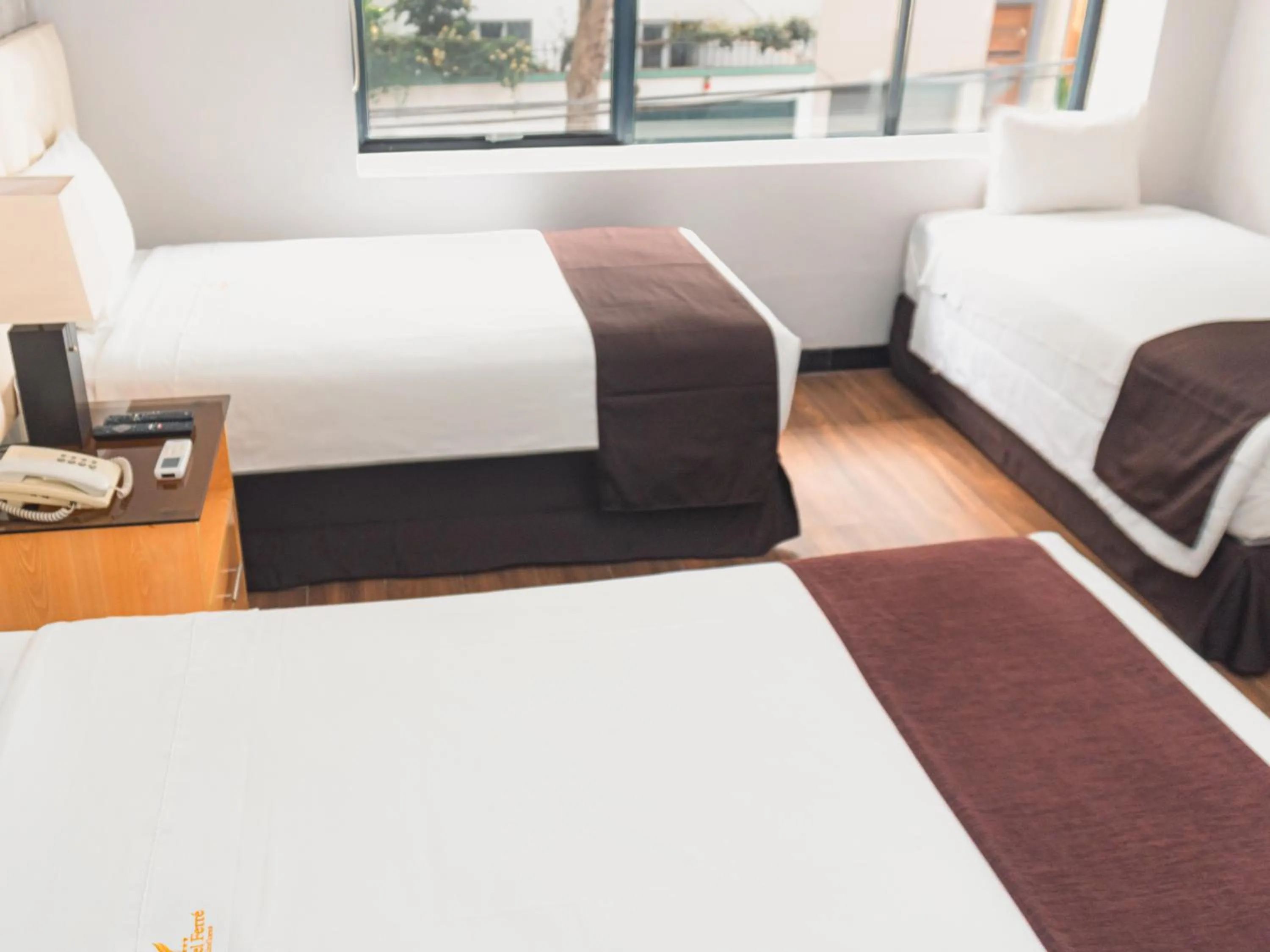 Bed in Hotel Ferré Miraflores