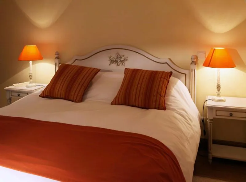 Bedroom, Bed in Domaine Saint-Roch Hotel Spa