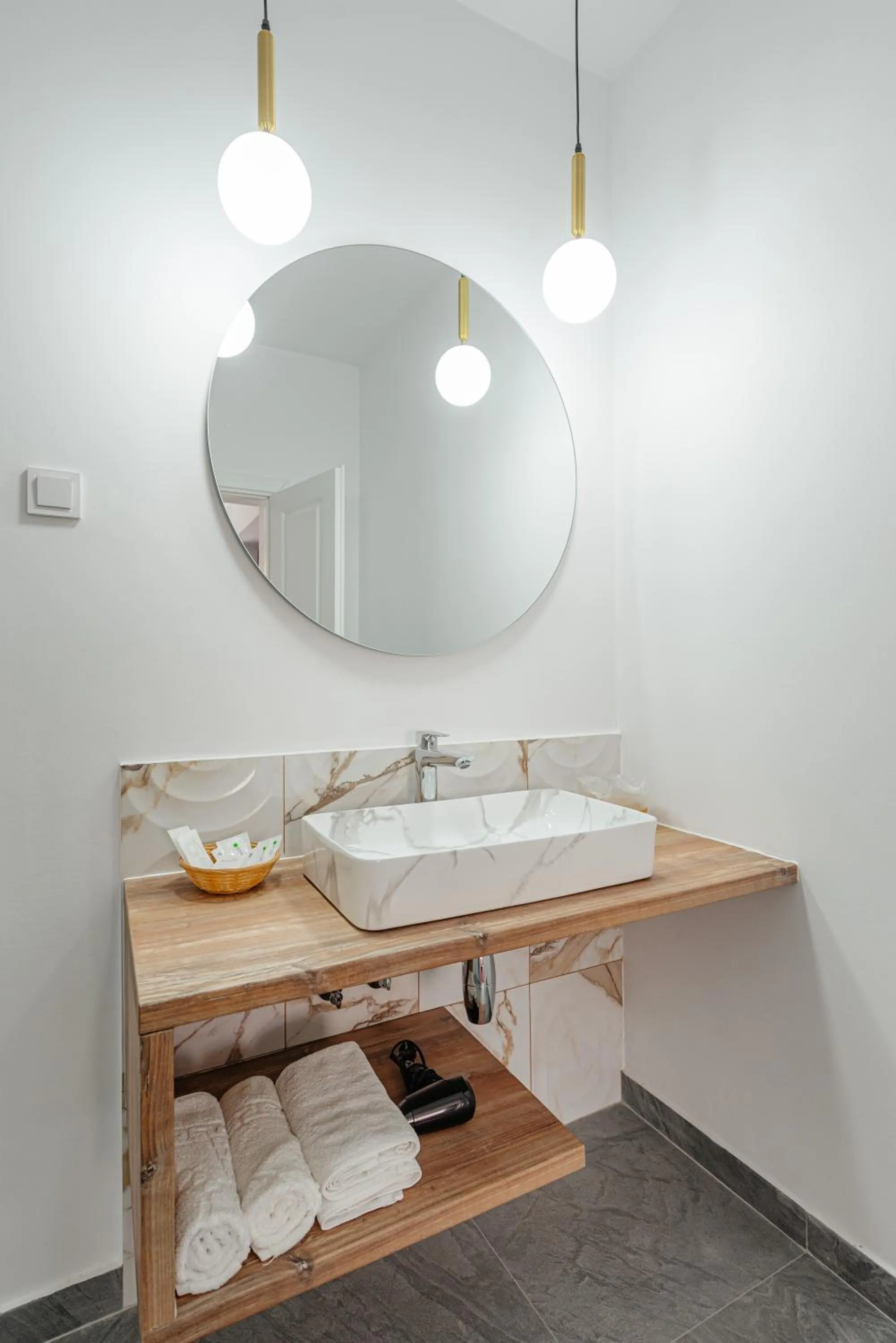 Bathroom in Hotel Rusca