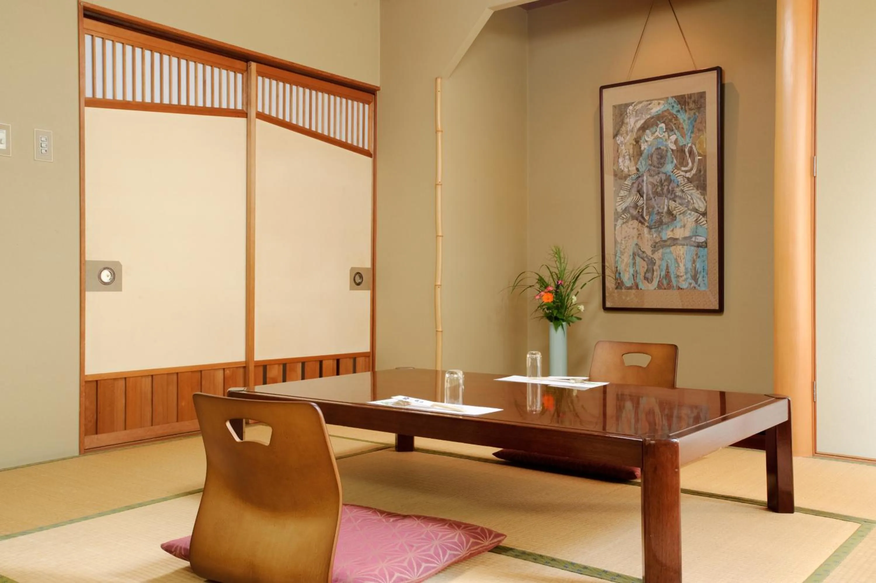 Dining area in Kappo Ryokan Shiroyama
