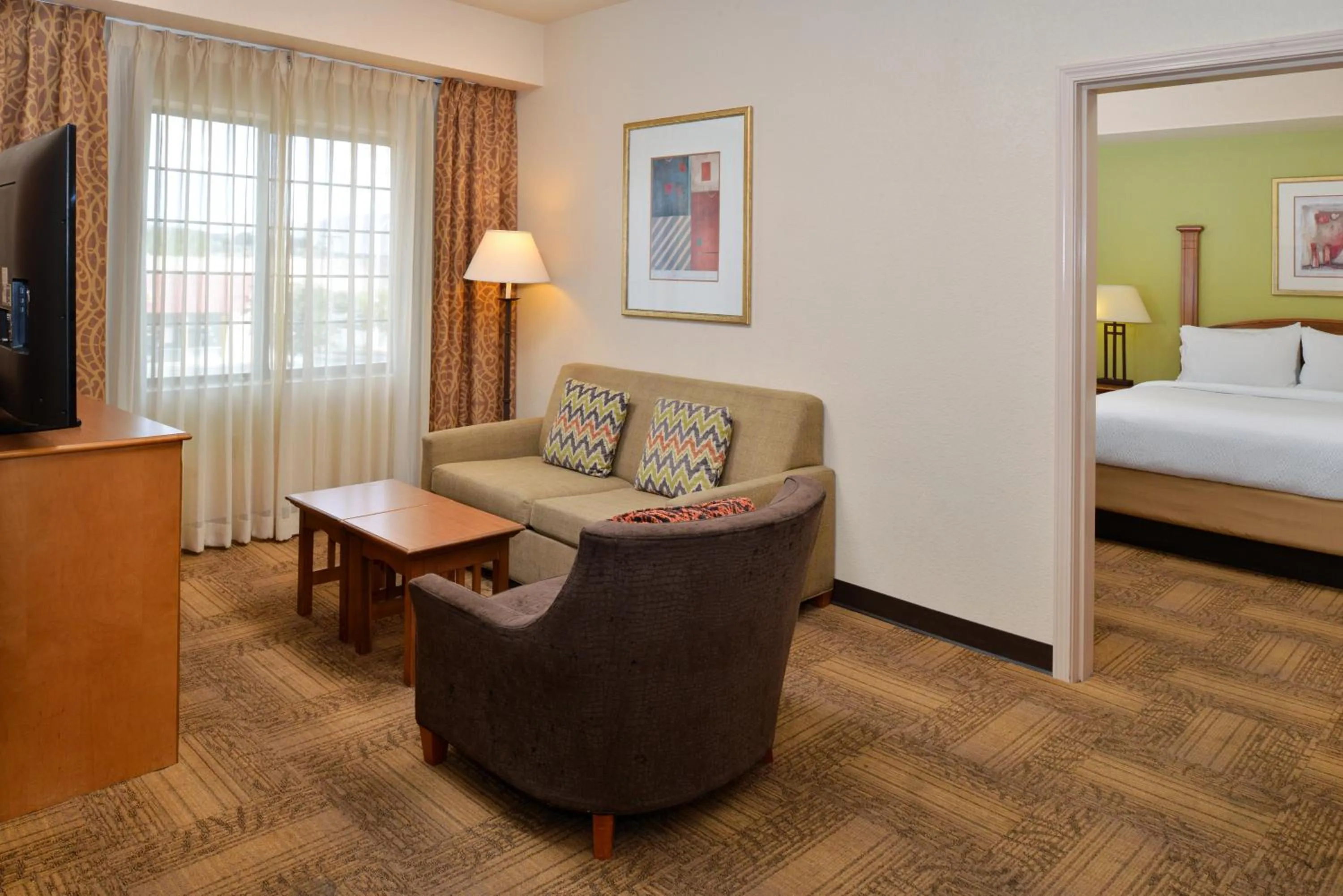 Living room, Bed in Staybridge Suites Las Cruces by IHG