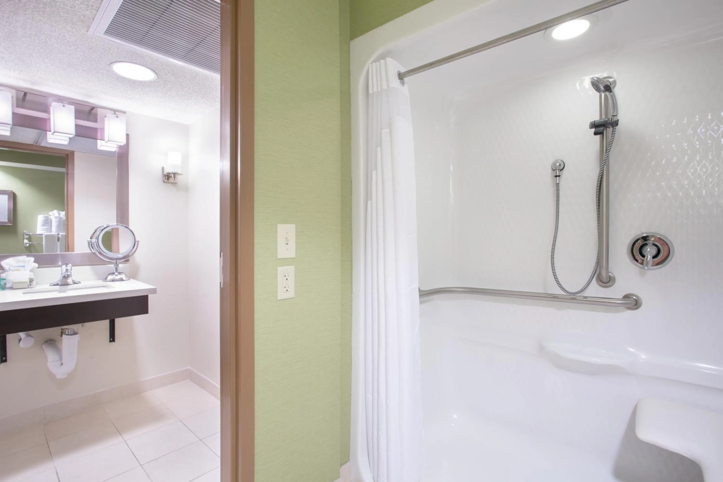 Shower in Holiday Inn Little Rock-Airport-Conference Center by IHG