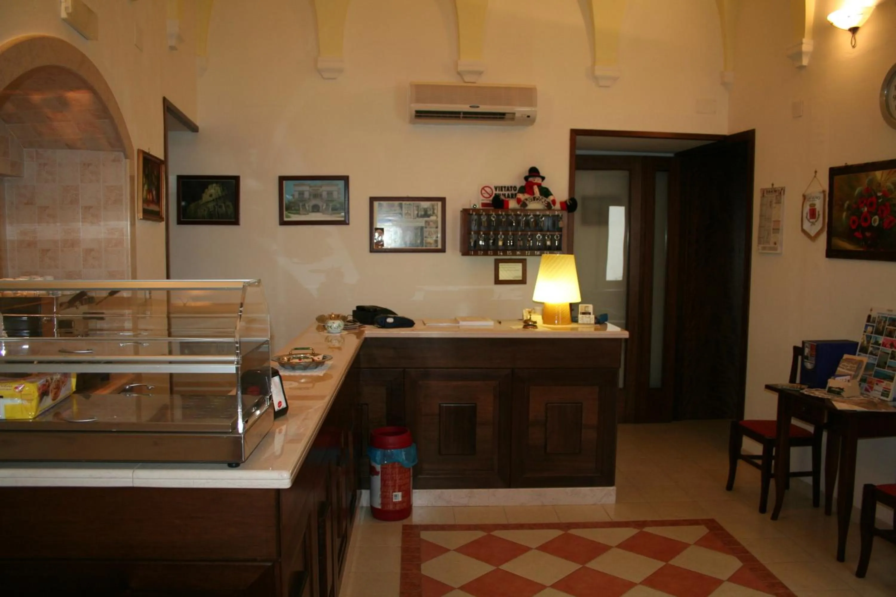 Lobby or reception in Albergo Vittoria