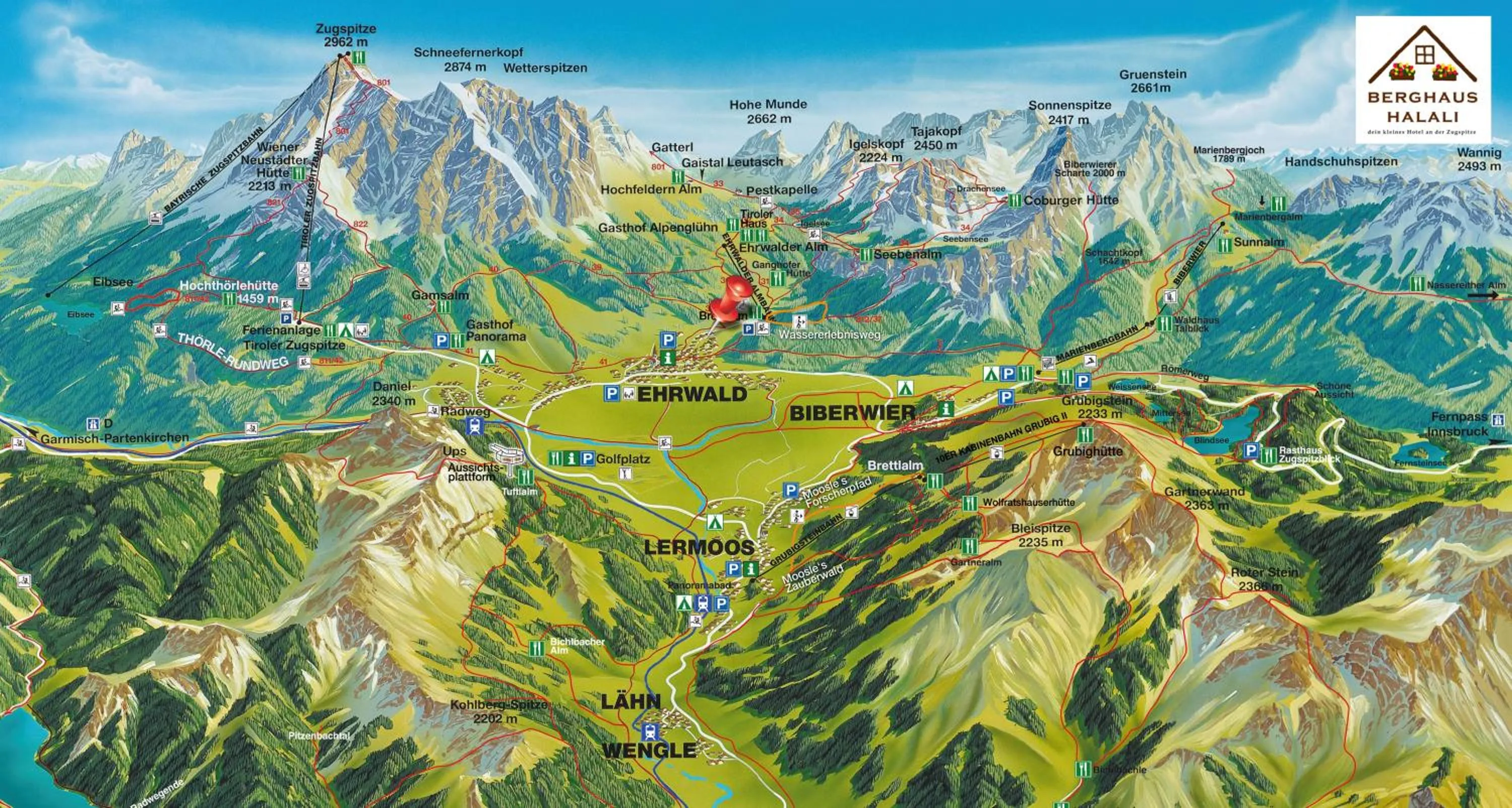 Hiking in Das Halali - dein kleines Hotel an der Zugspitze