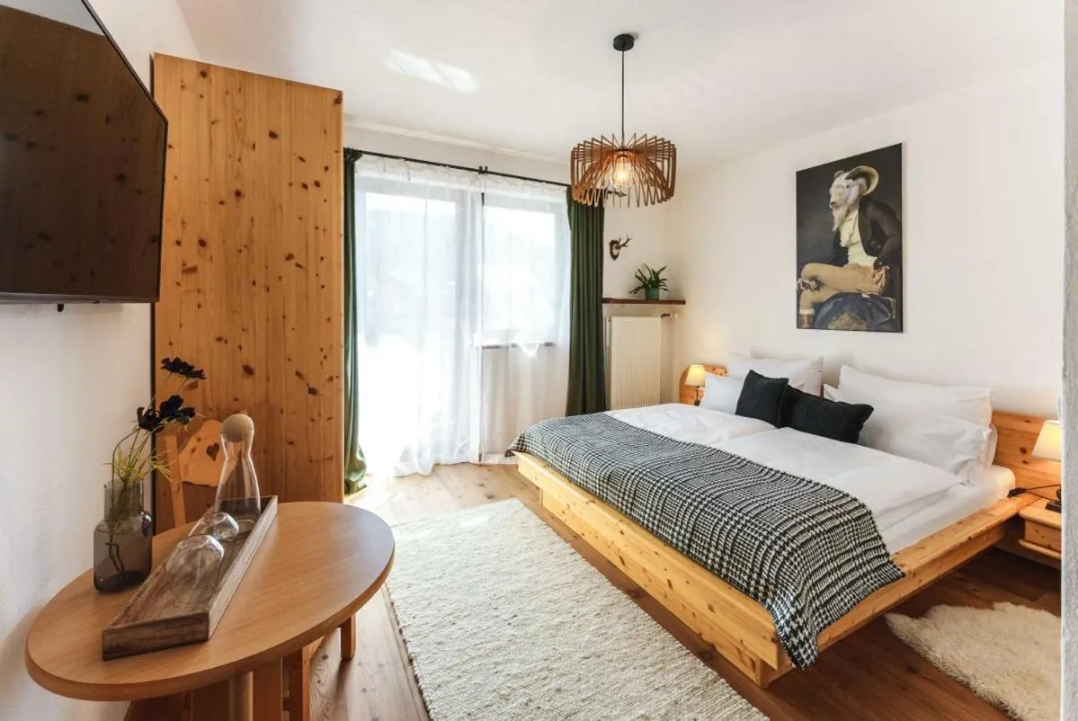 Bed in Das Halali - dein kleines Hotel an der Zugspitze